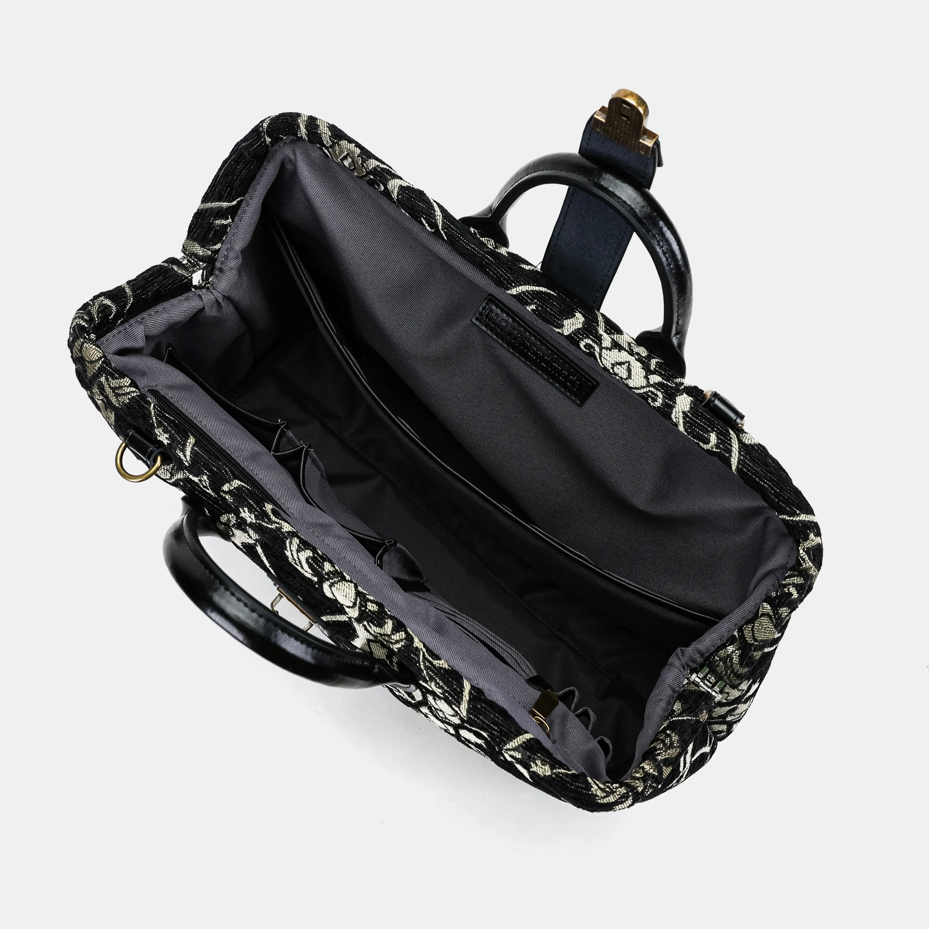 Carnaby Black Laptop Work Bag - Image 7