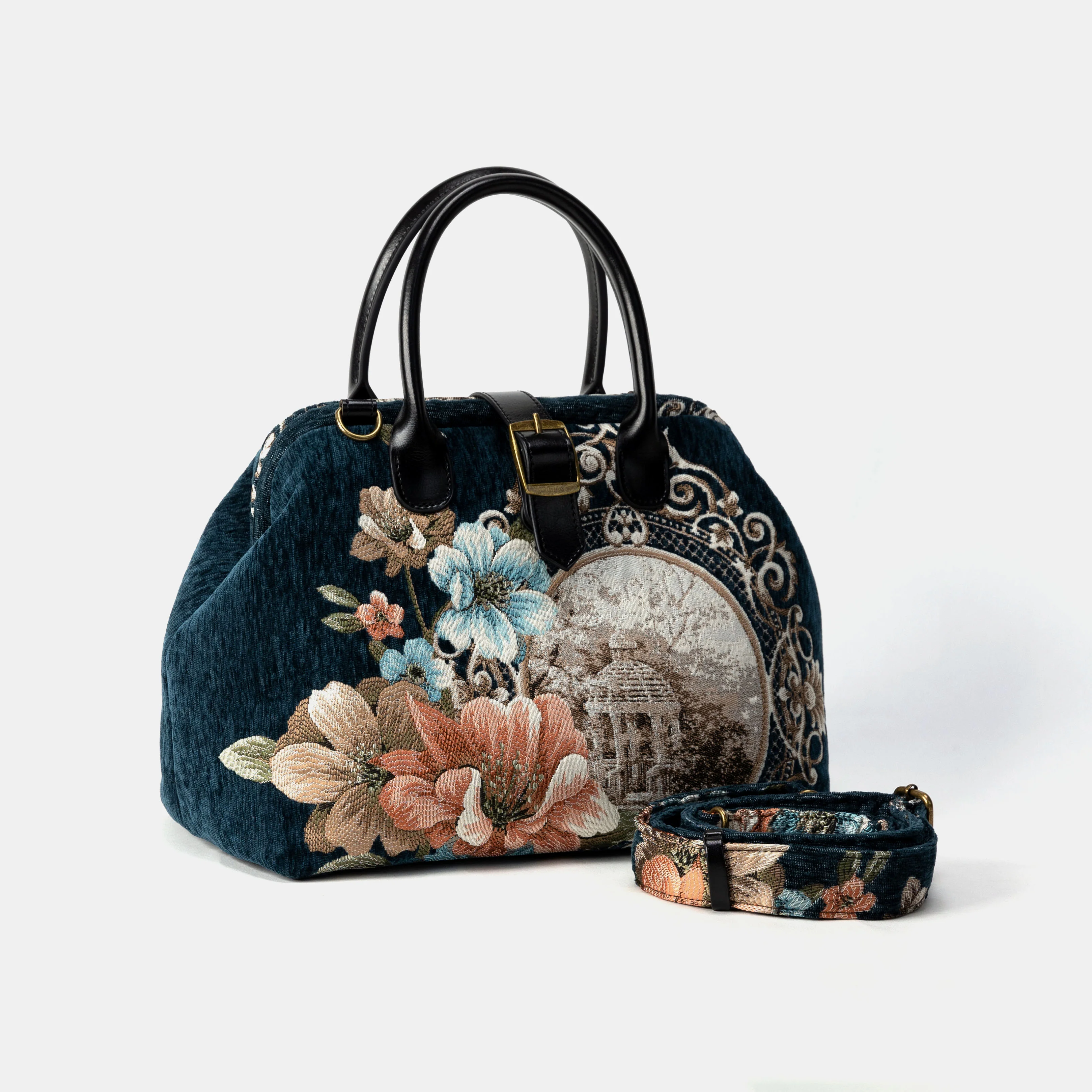 Chateau Cyprus Green Carpet Handbag Purse - Image 4