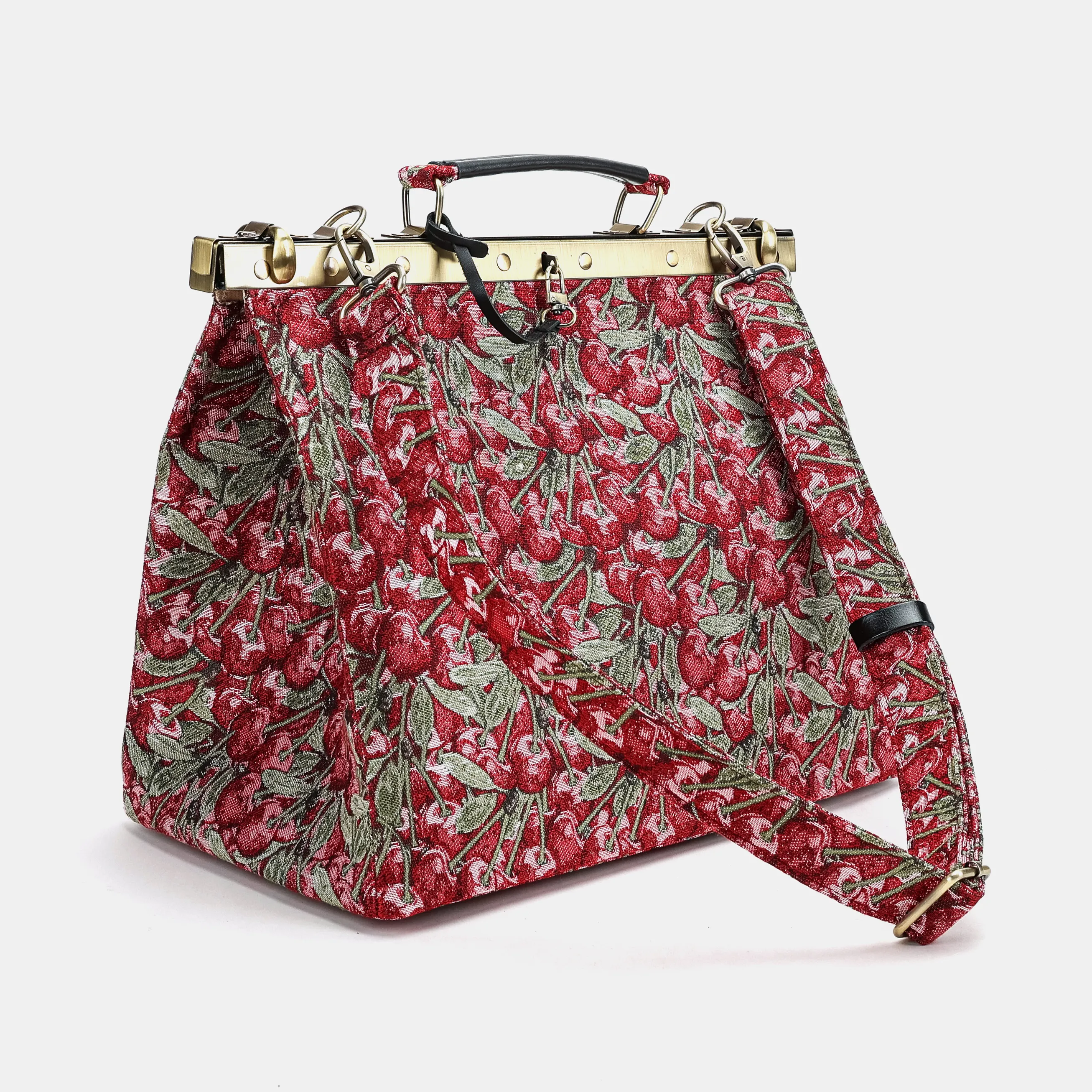 Cherry Cascade Celine Carpet Gladstone Bag - Image 10