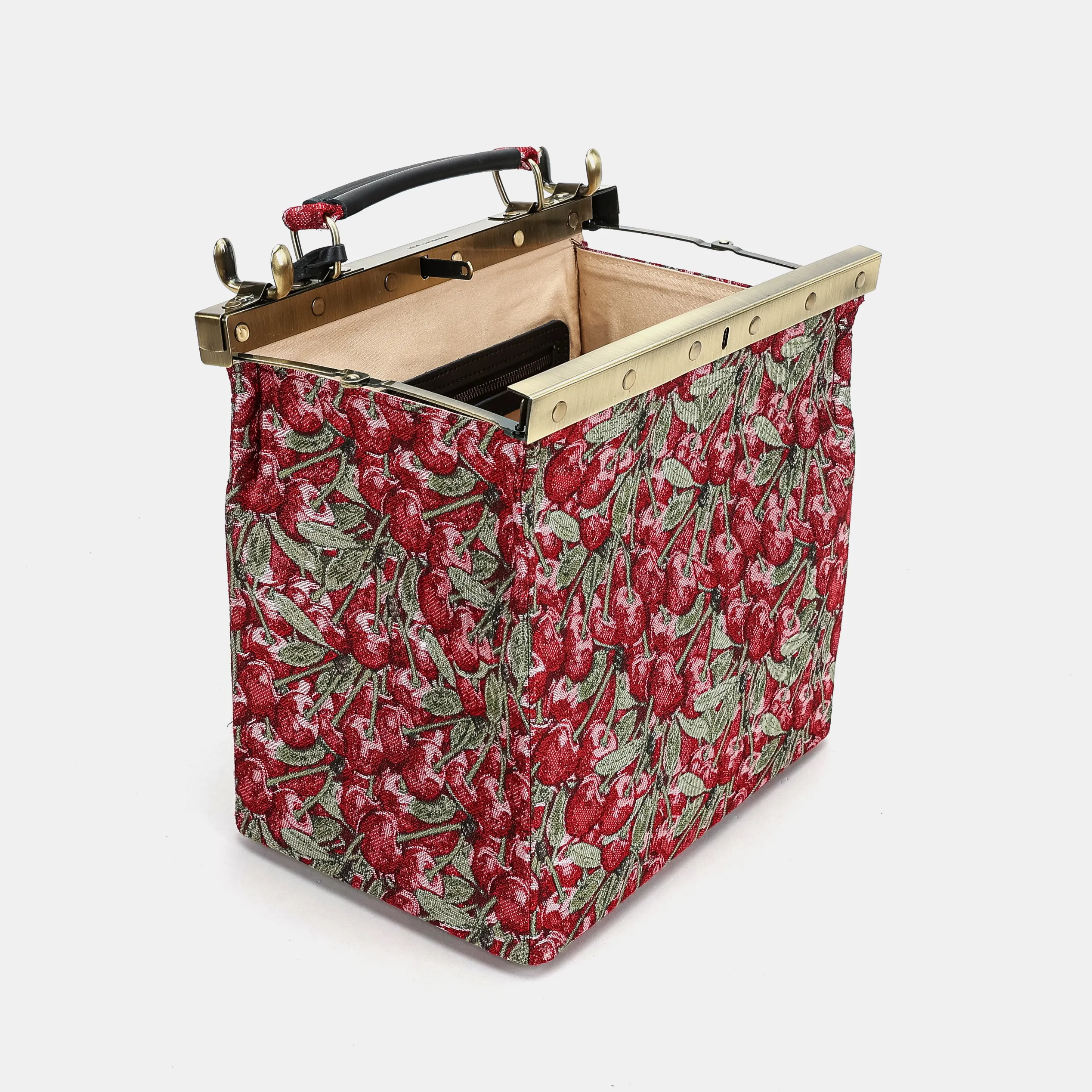 Cherry Cascade Cecile Carpet Purse Gladstone Bag - Image 8