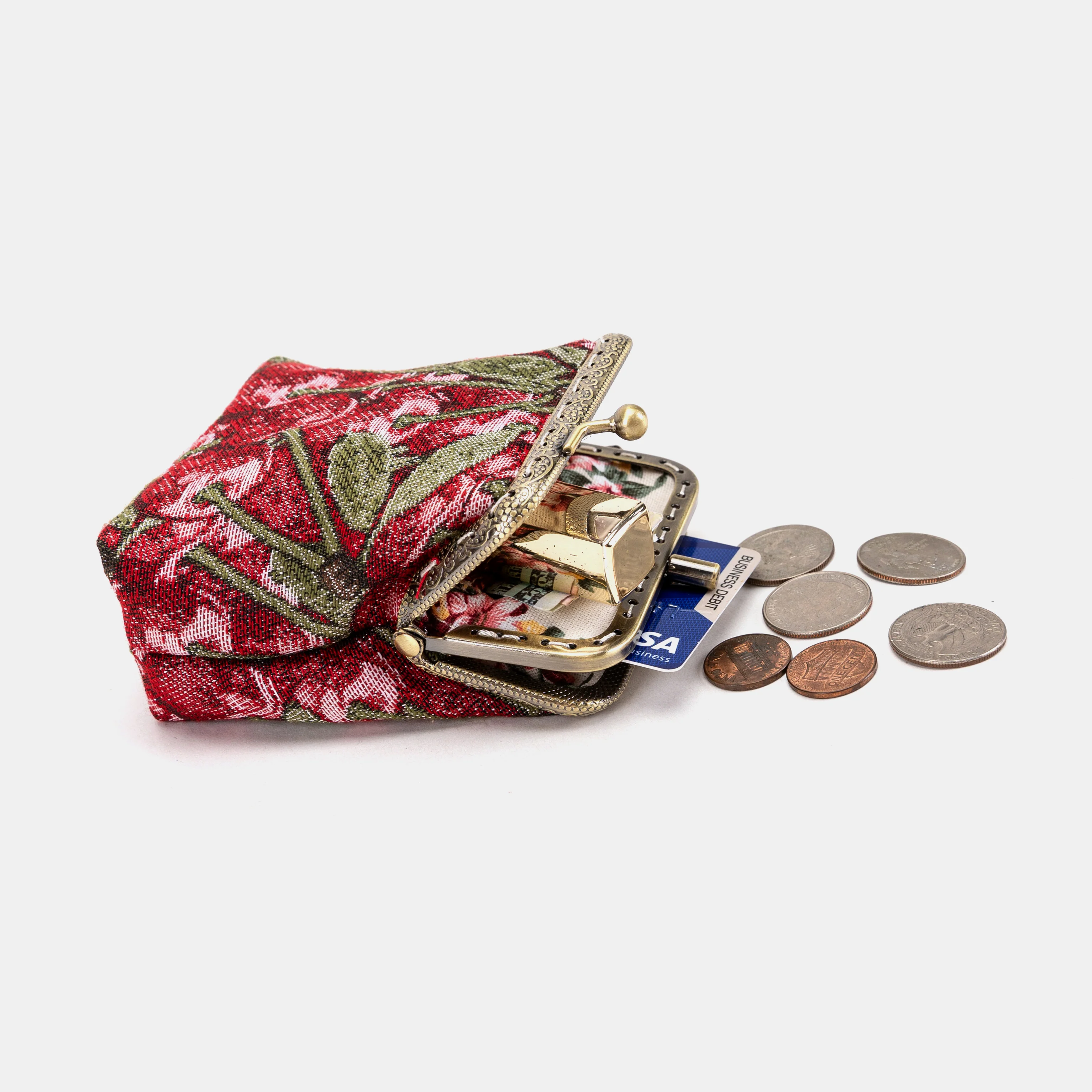 Cherry Cascade Double Kiss Clasp Coin Purse - Image 6