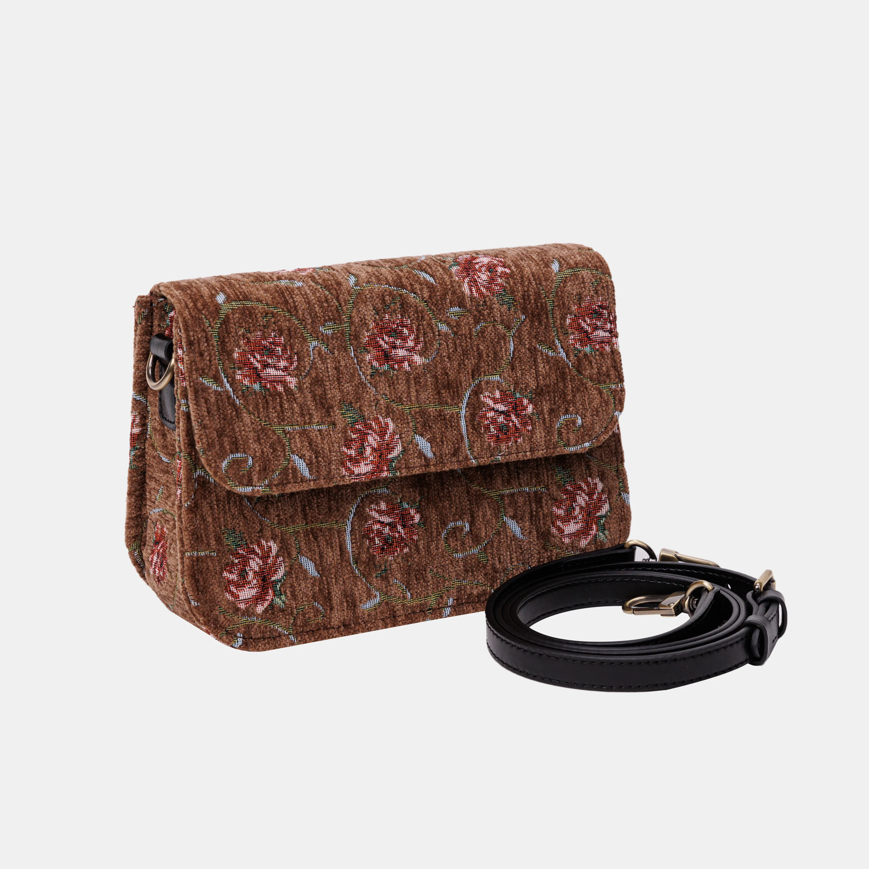Climbing Rose Flap Crossbody Bag - Image 2