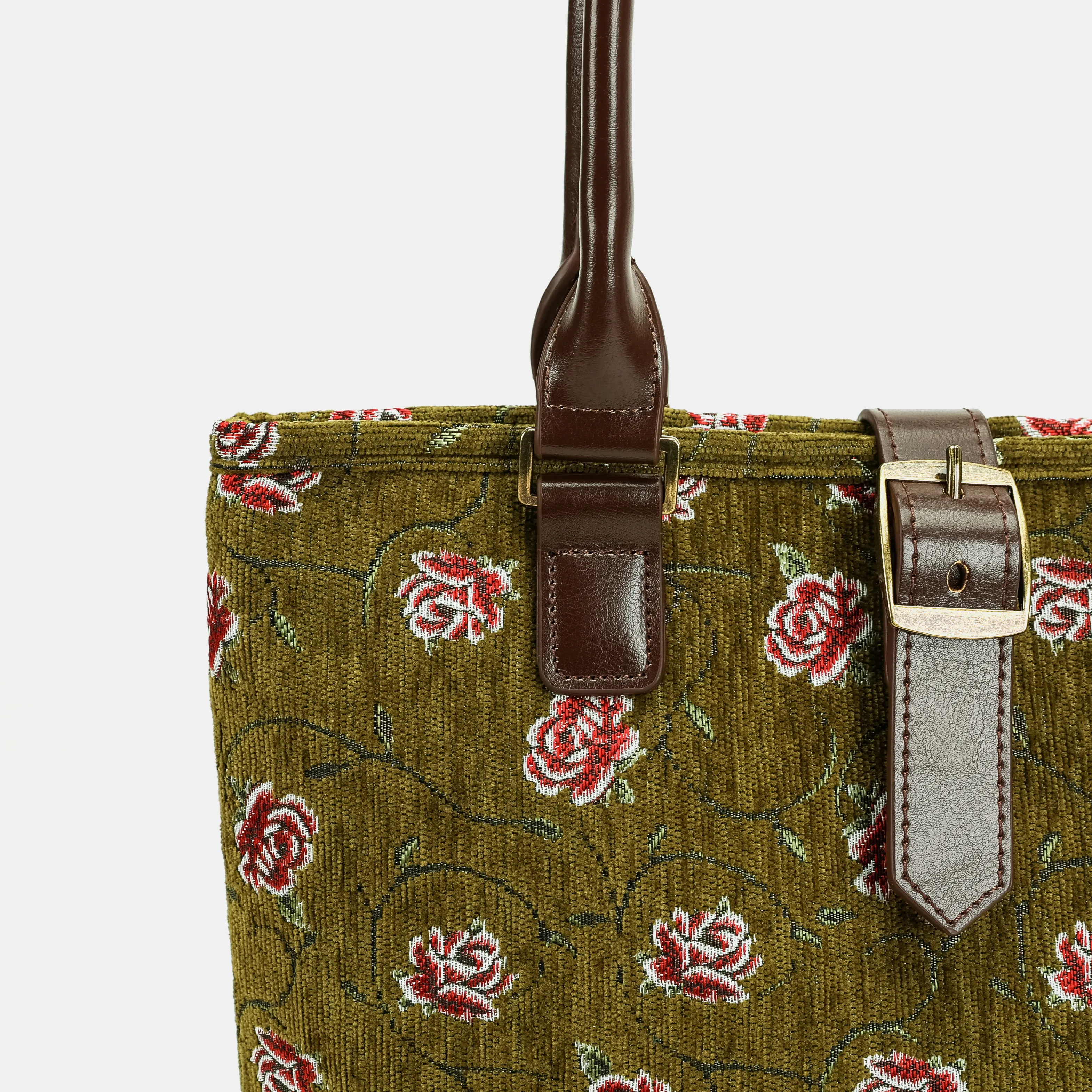 Climbing Rose Avocado Everyday Tote - Image 3