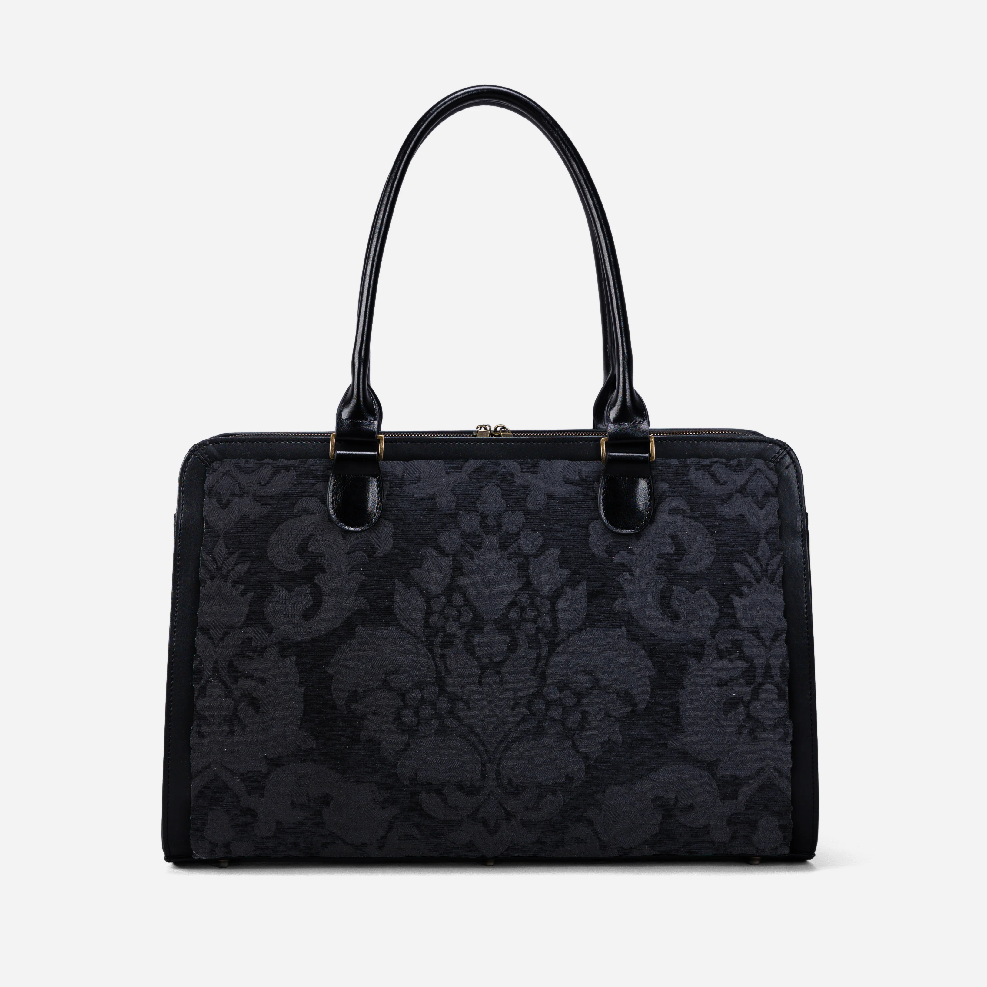 Victorian Blossom Black/Black Business Tote - Image 3