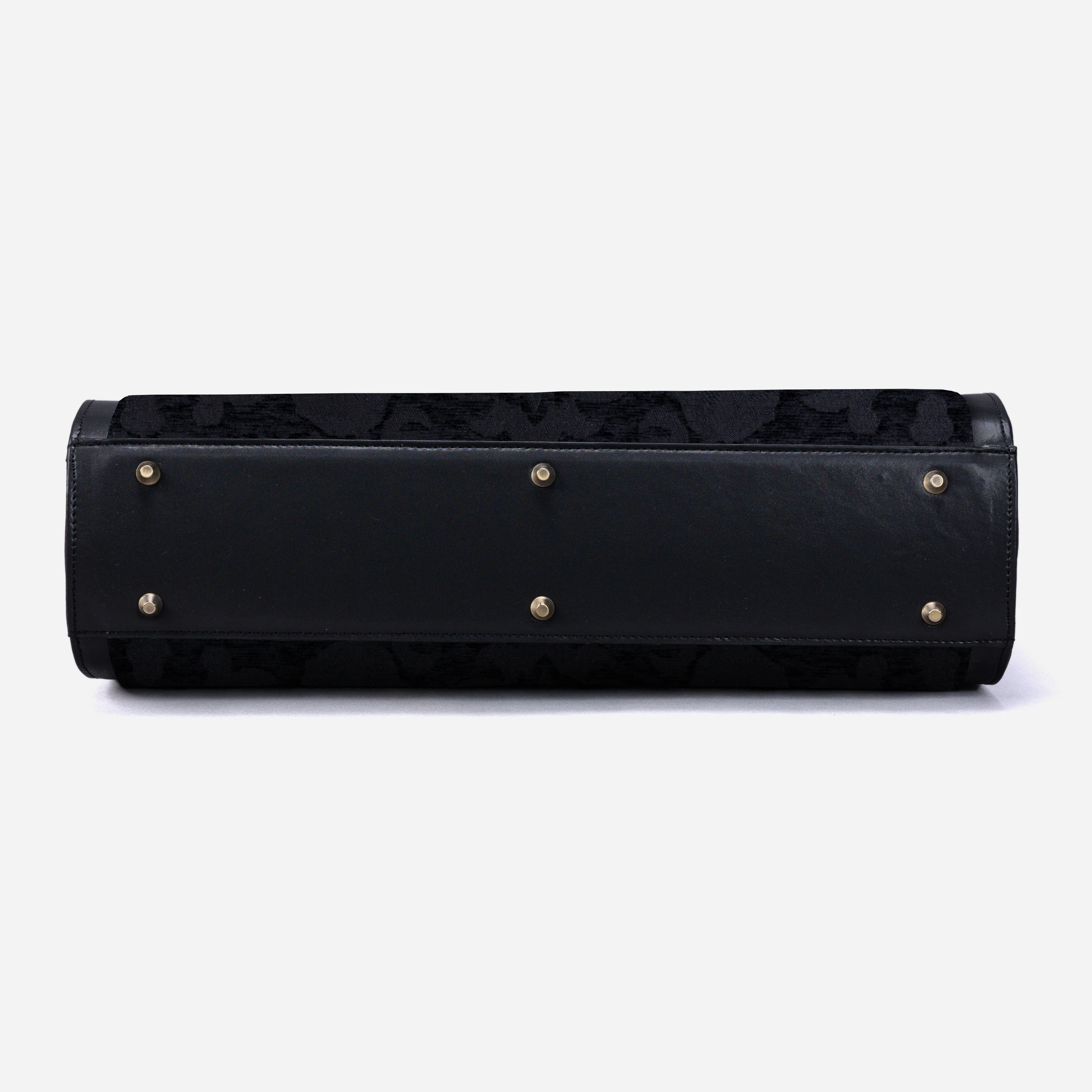 Victorian Blossom Black/Black Business Tote - Image 6