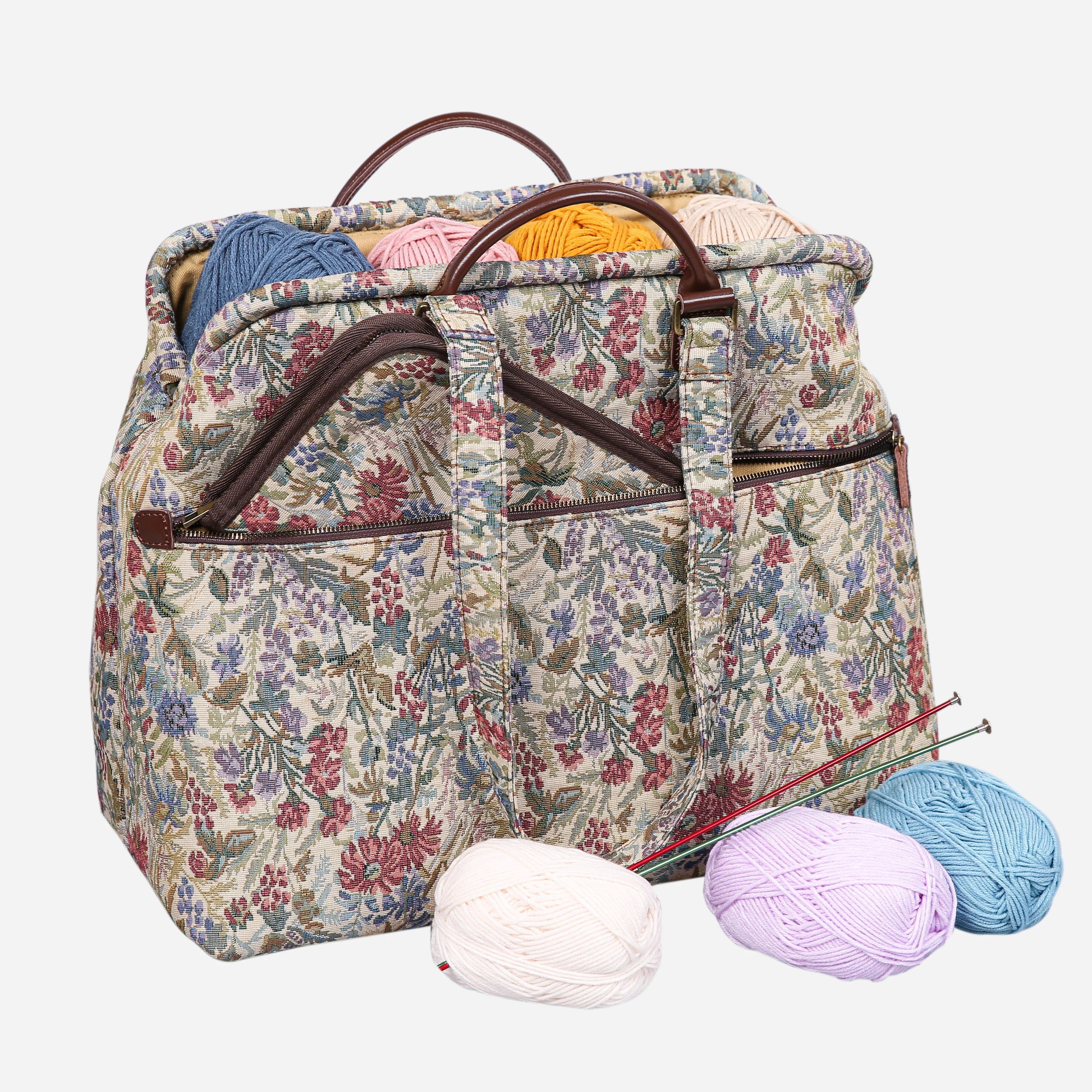 Spring Valley Mint Knitting Project Bag - Image 4