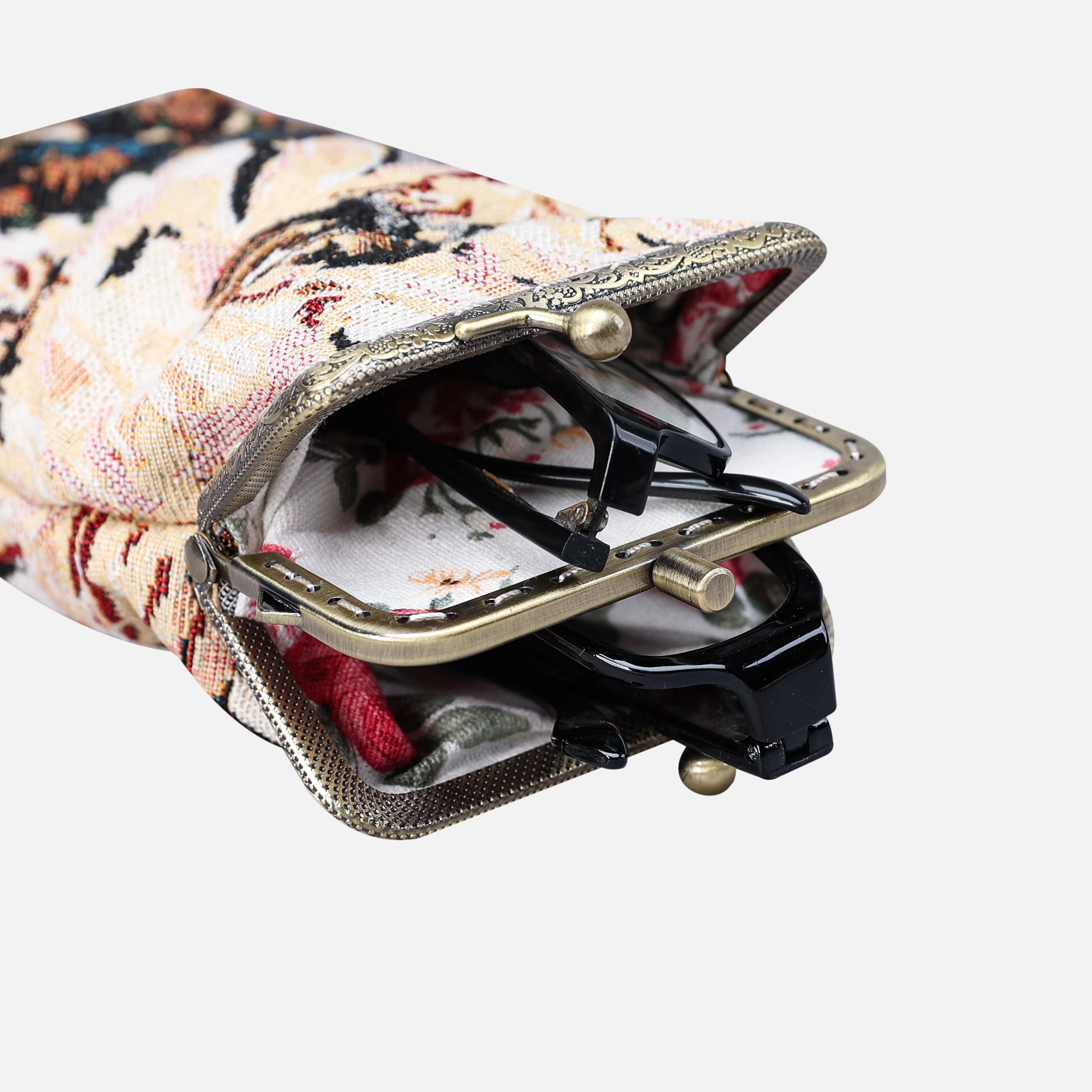 Daisy Black Eyeglasses Case - Image 5