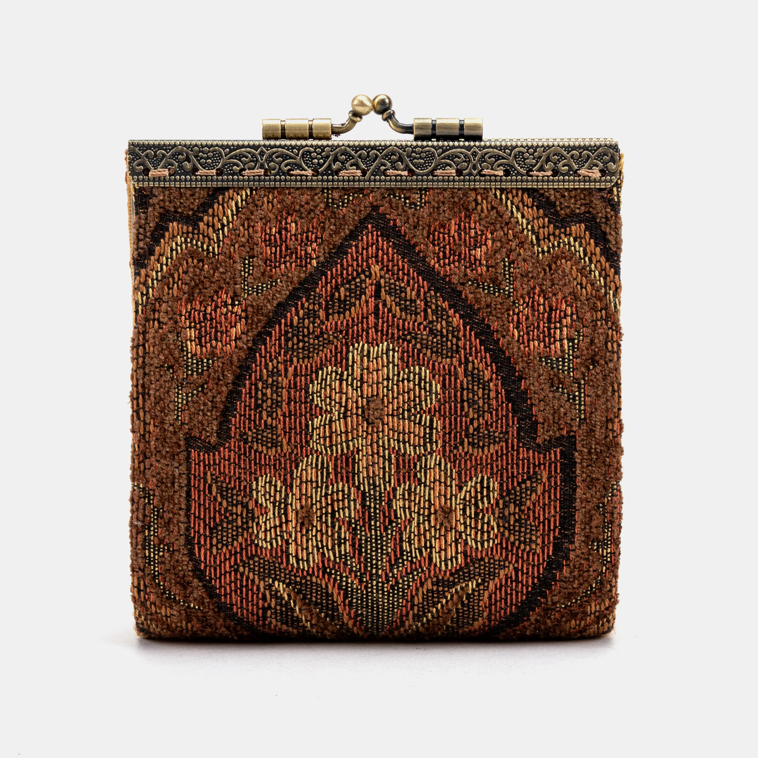 Damask D. Brown Card Wallet - Image 2