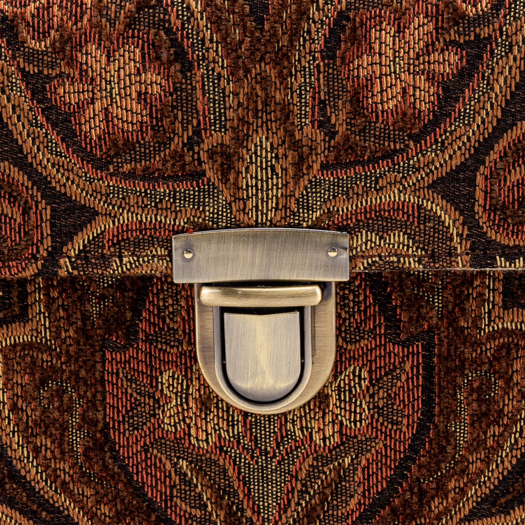 Damask D. Brown Clara Medium Train Case Purse - Image 10
