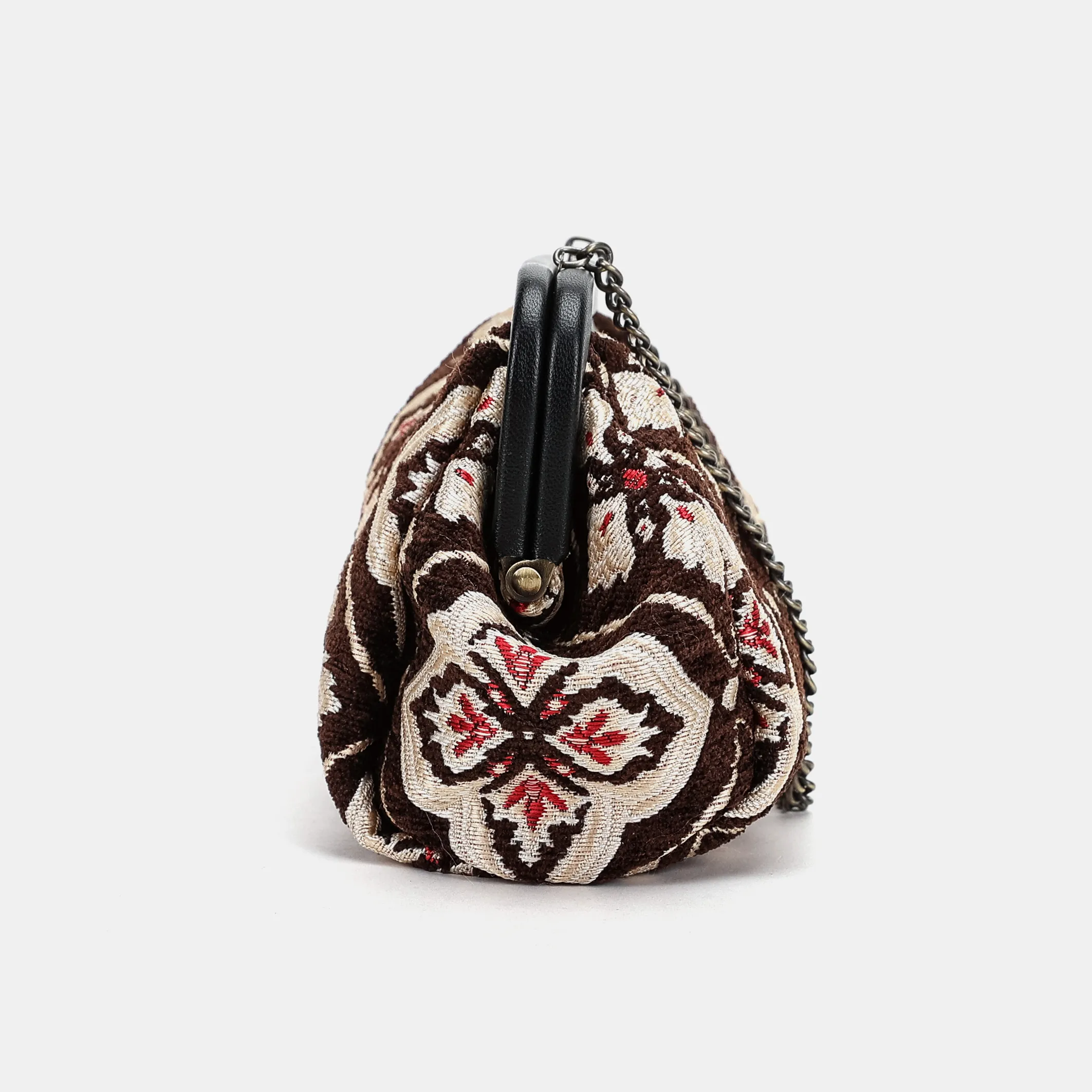 Ethnic Brown Evening Bag Clutch - Image 4