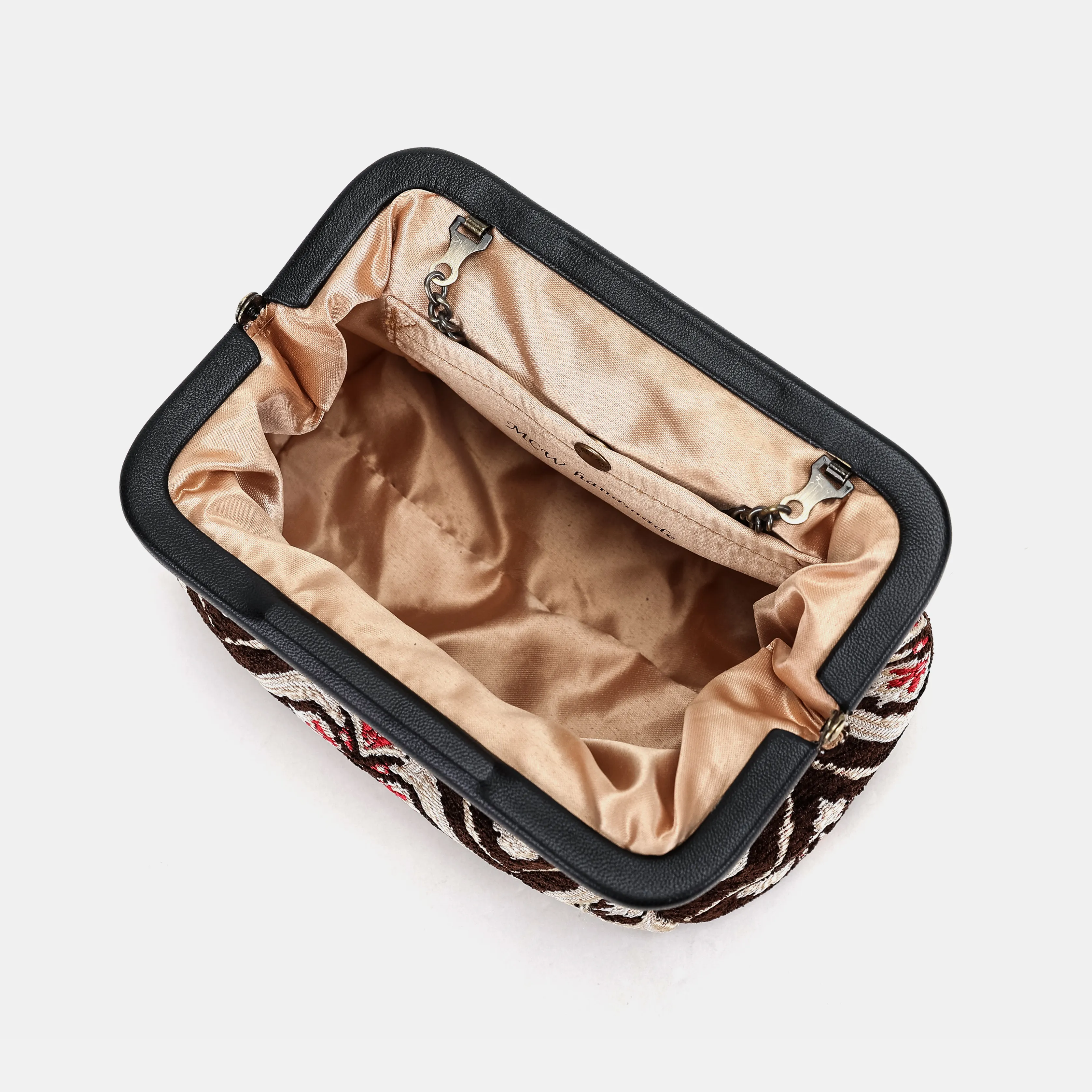 Ethnic Brown Evening Bag Clutch - Image 6