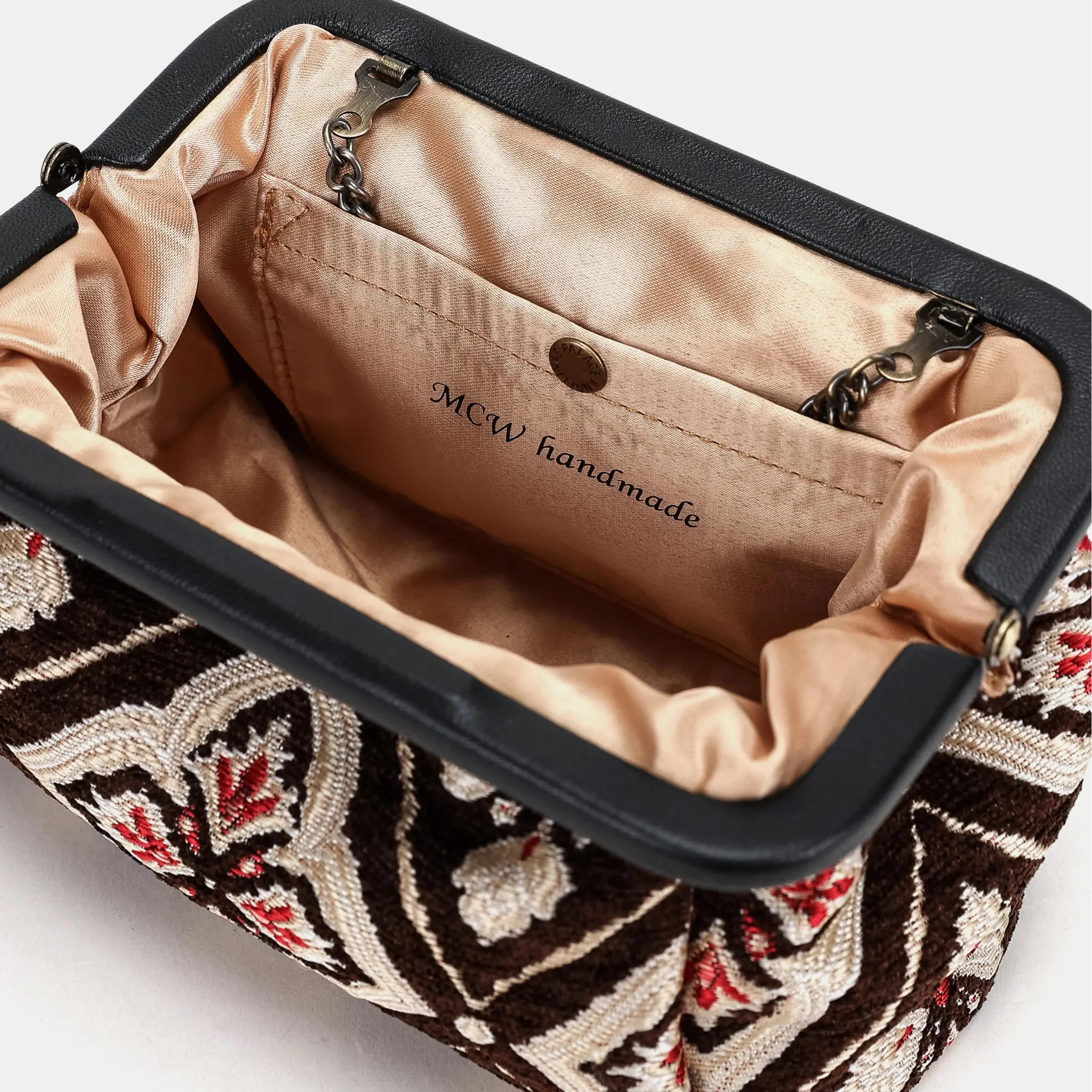 Ethnic Brown Evening Bag Clutch - Image 7