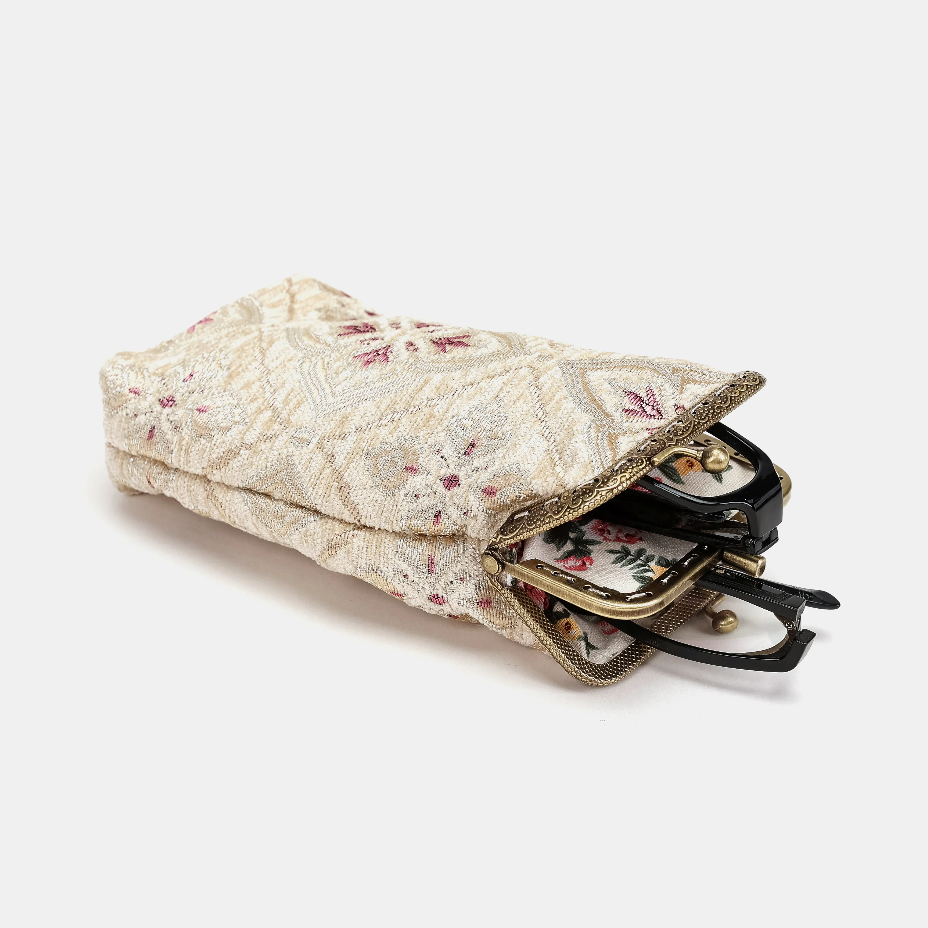 Ethnic Cream Carpet Eyeglasses Case - Image 2