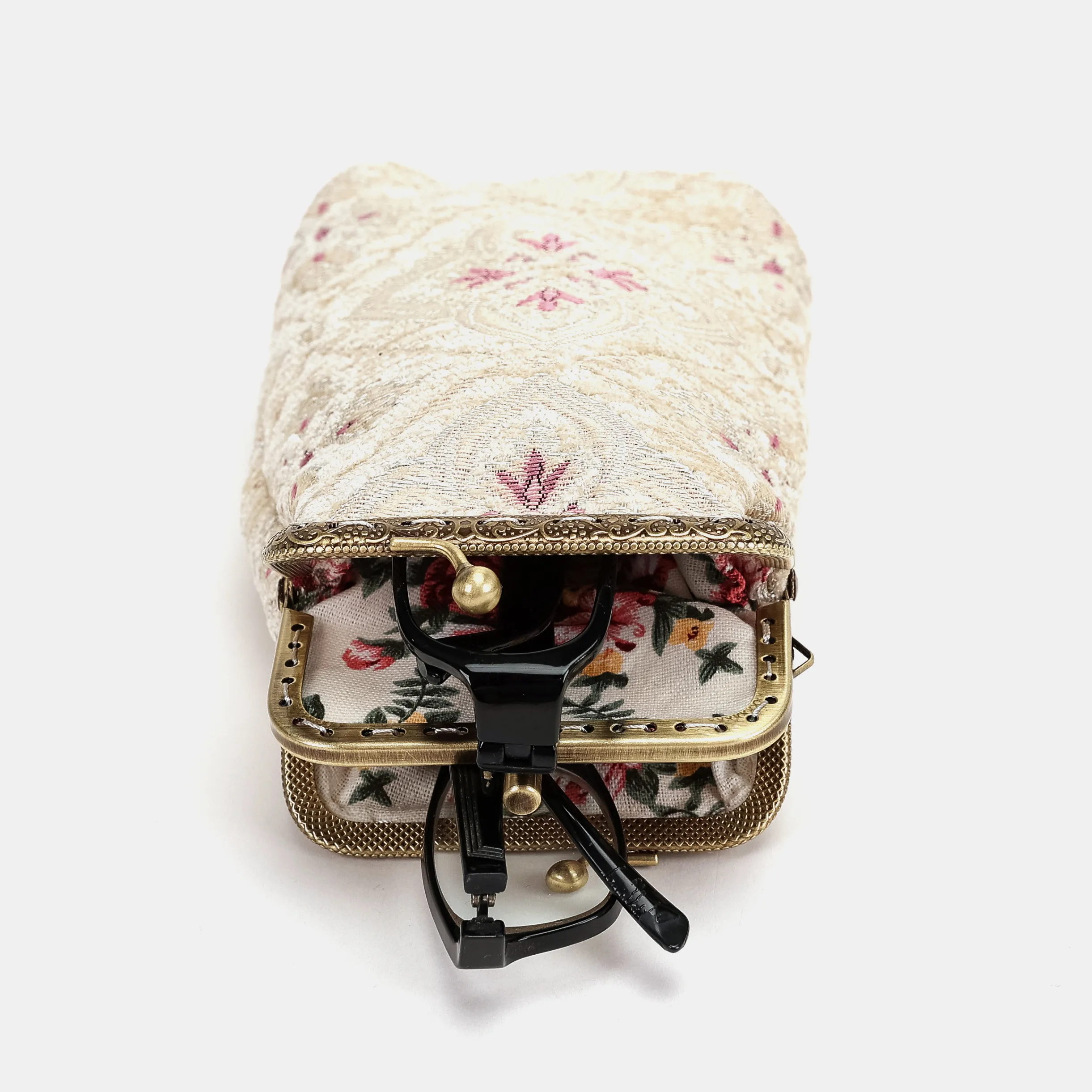 Ethnic Cream Carpet Eyeglasses Case - Image 6