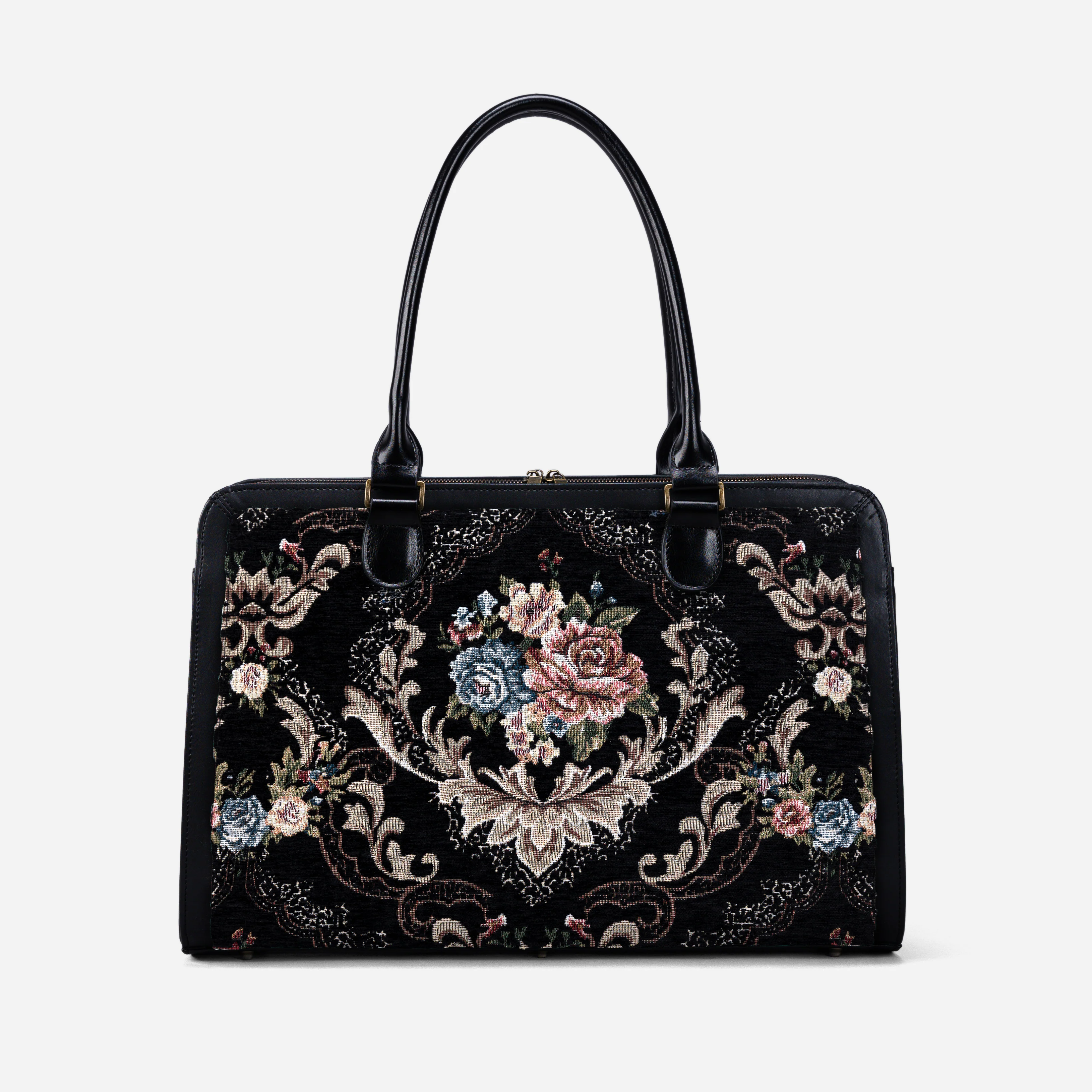Floral Black Business Tote - Image 3