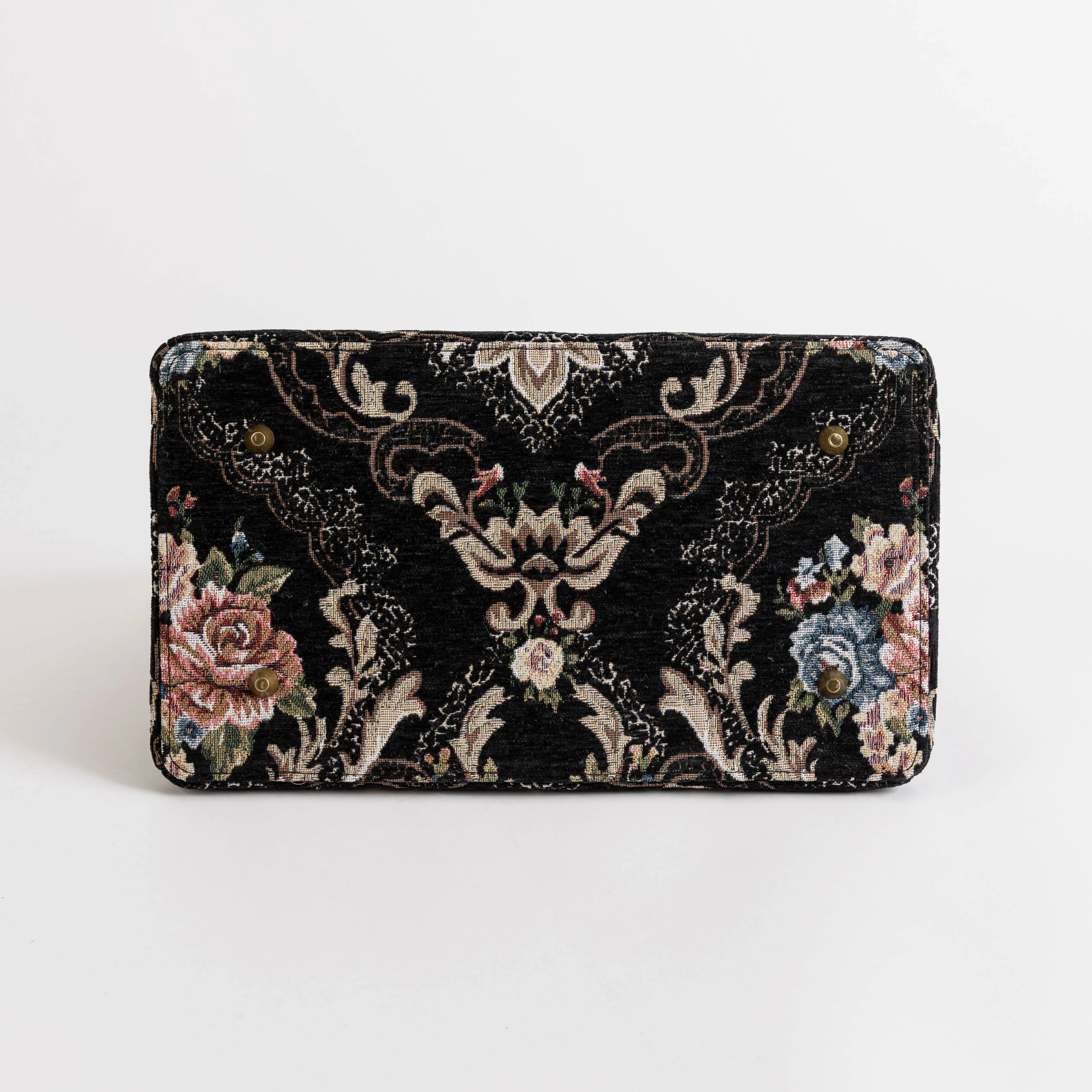 Floral Black Celine Carpet Gladstone Bag - Image 11