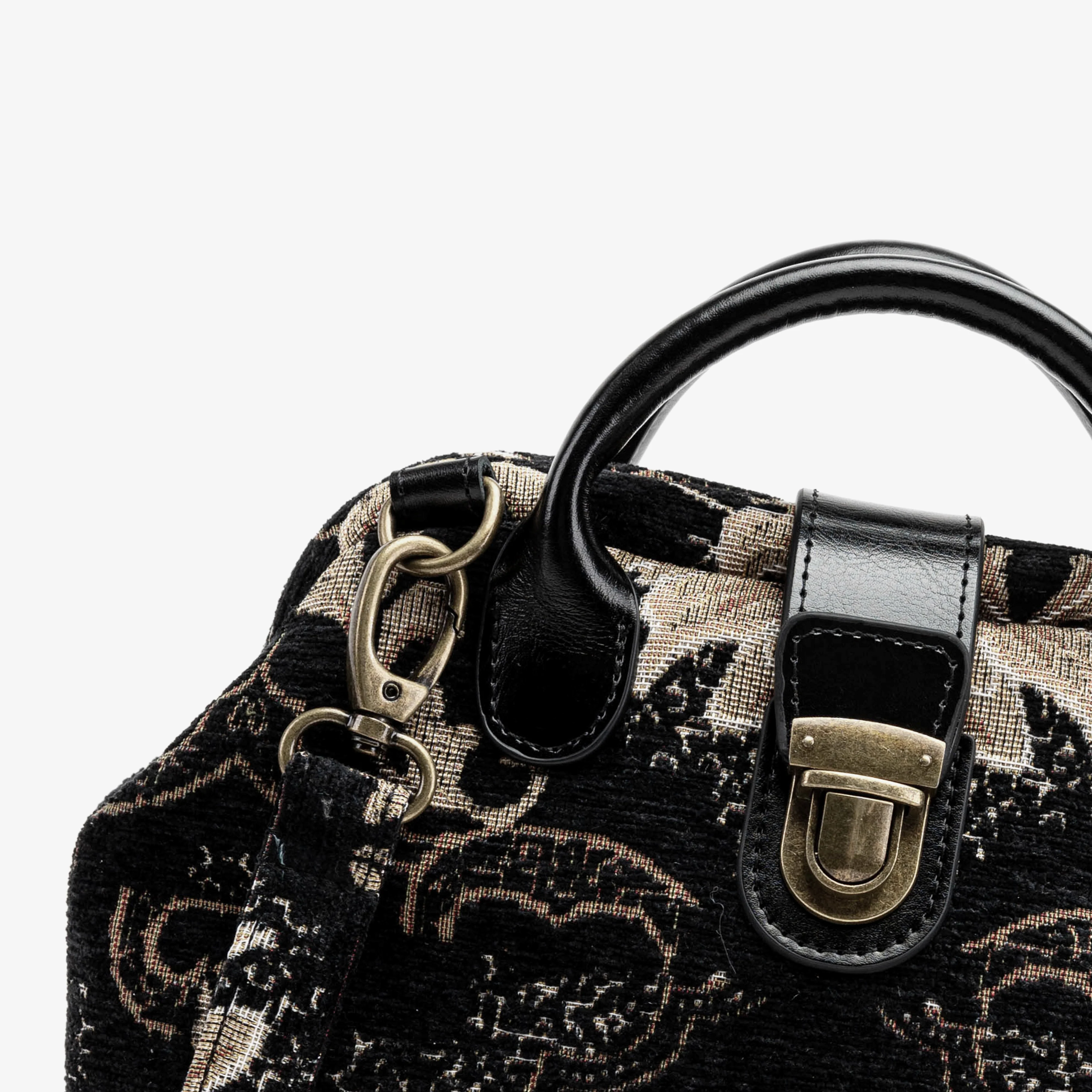 Floral Black Everyday Backpack - Image 4