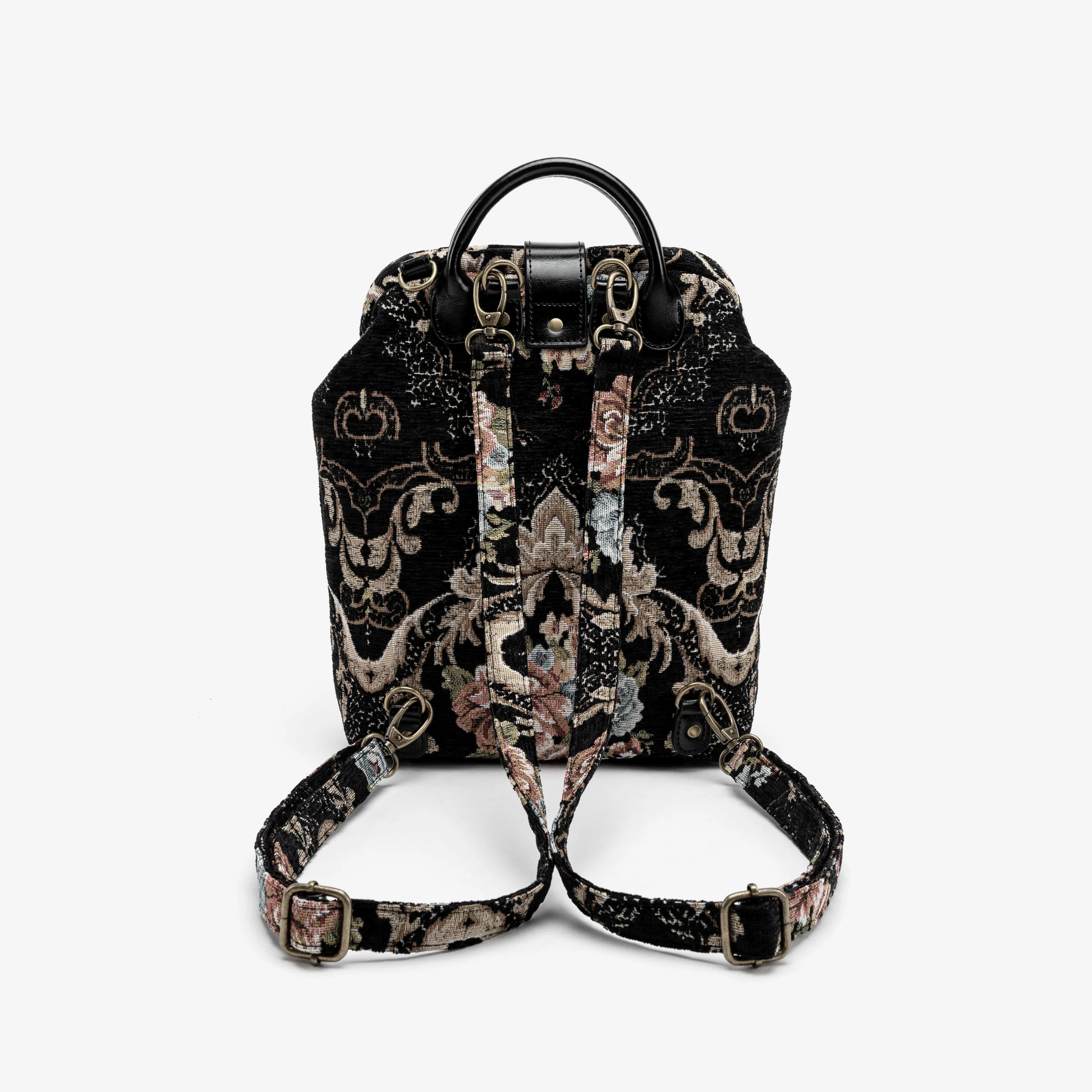 Floral Black Everyday Backpack - Image 5