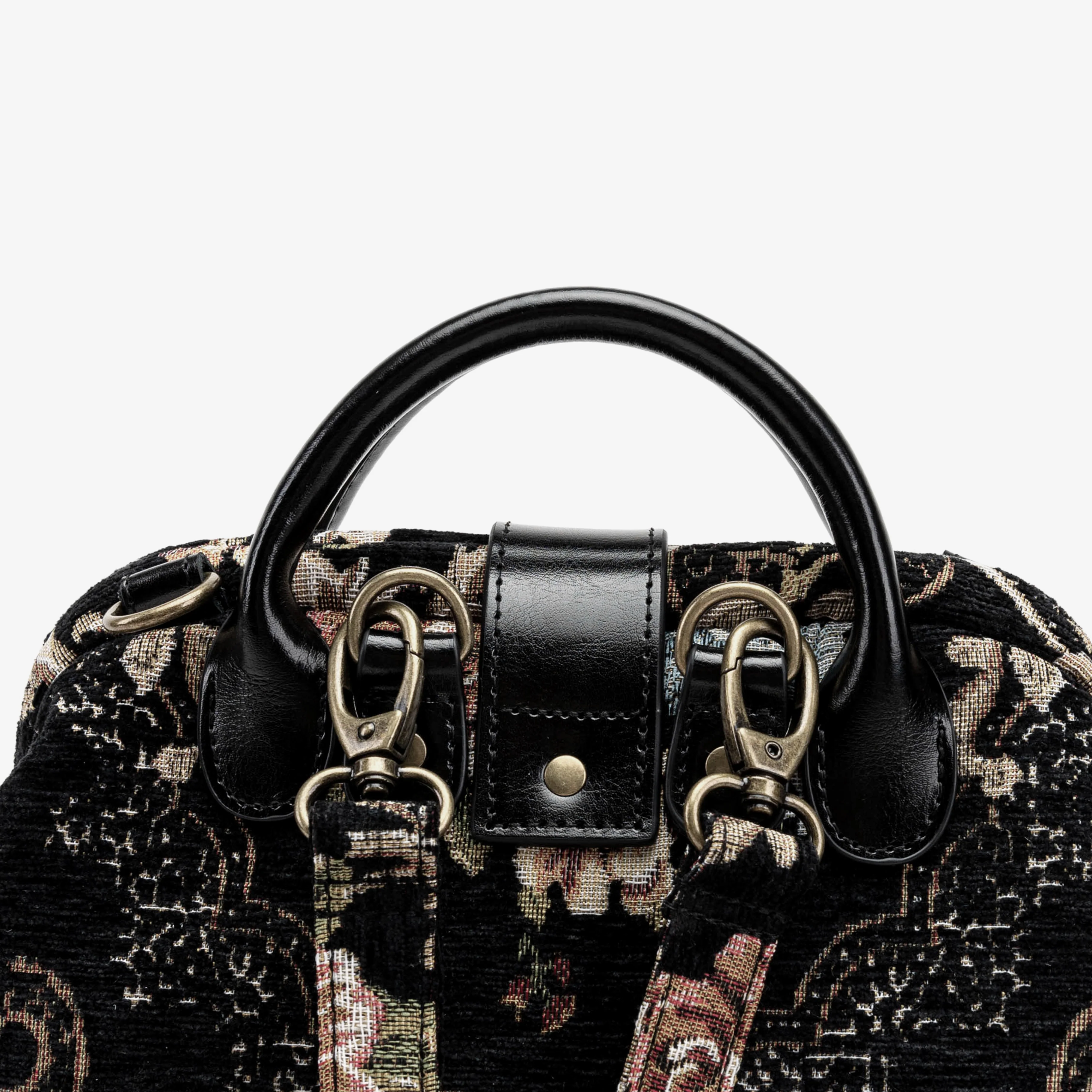 Floral Black Everyday Backpack - Image 6