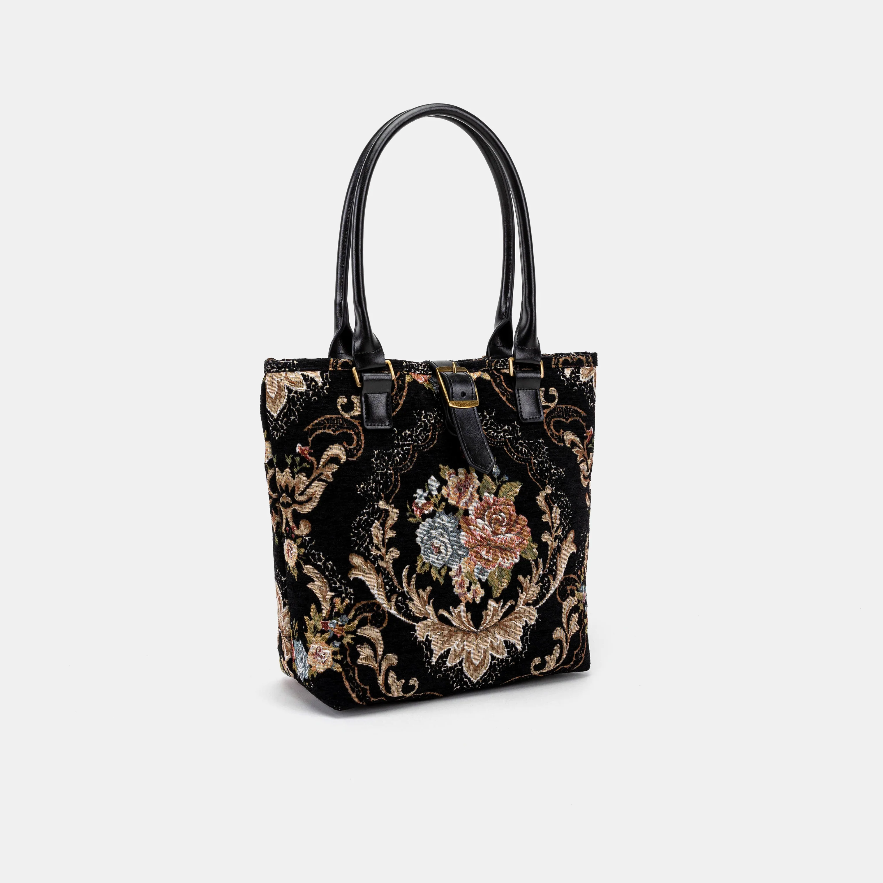 Floral Black Everyday Tote - Image 2