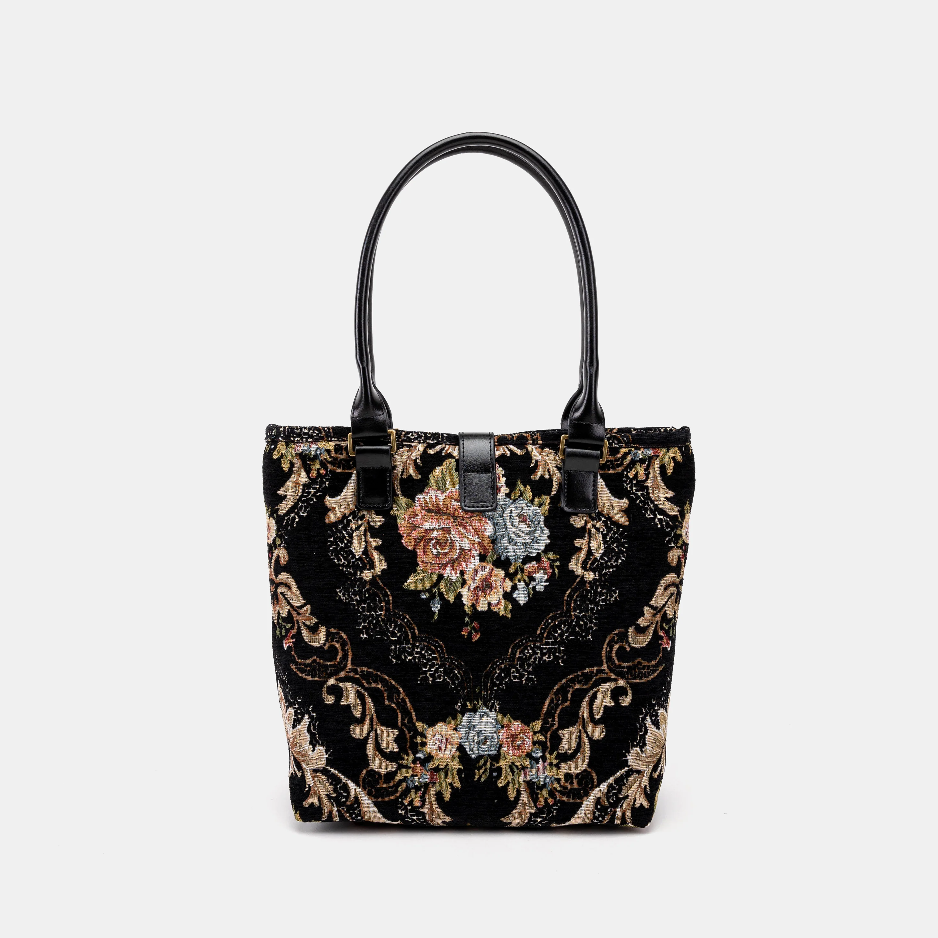 Floral Black Everyday Tote - Image 4