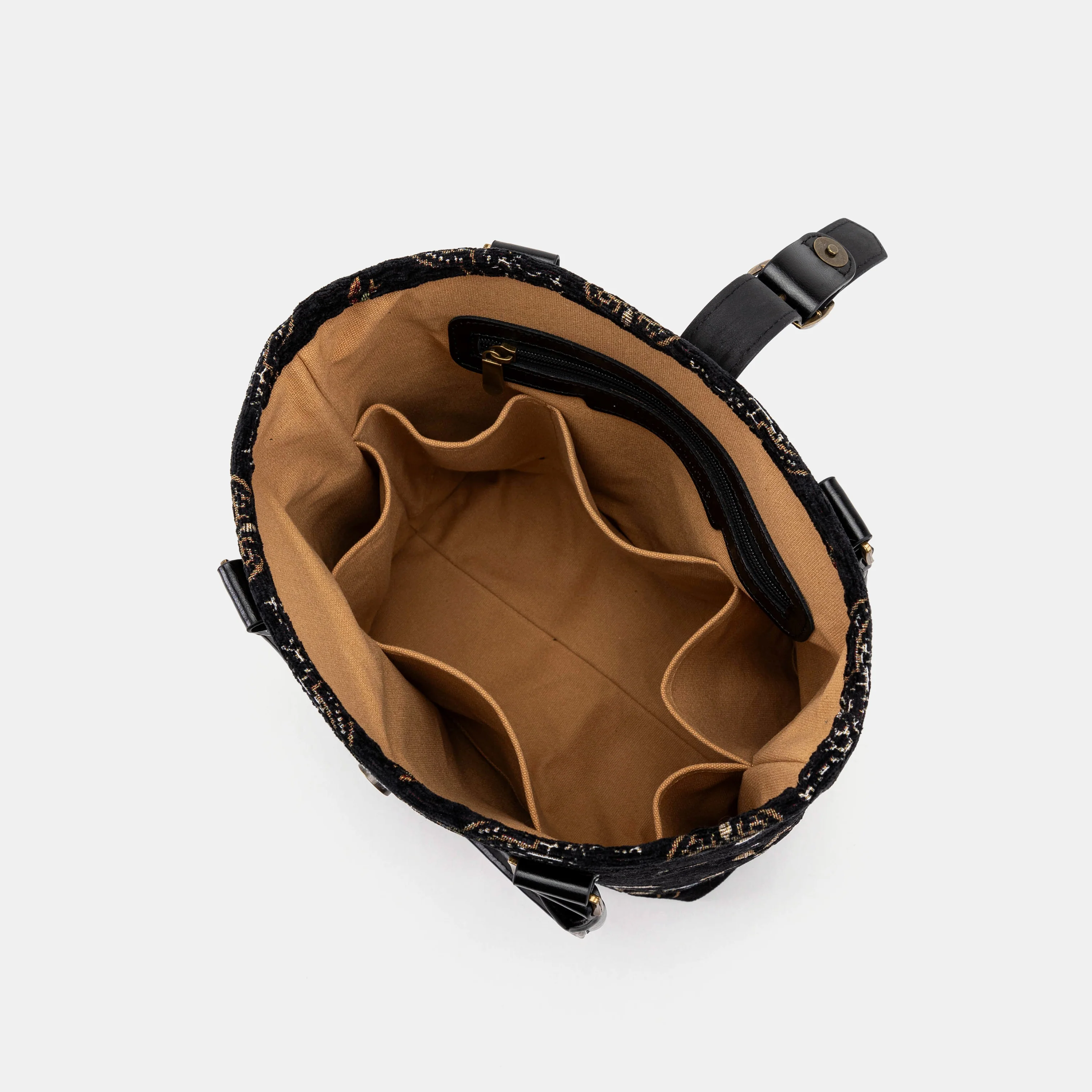 Floral Black Everyday Tote - Image 7