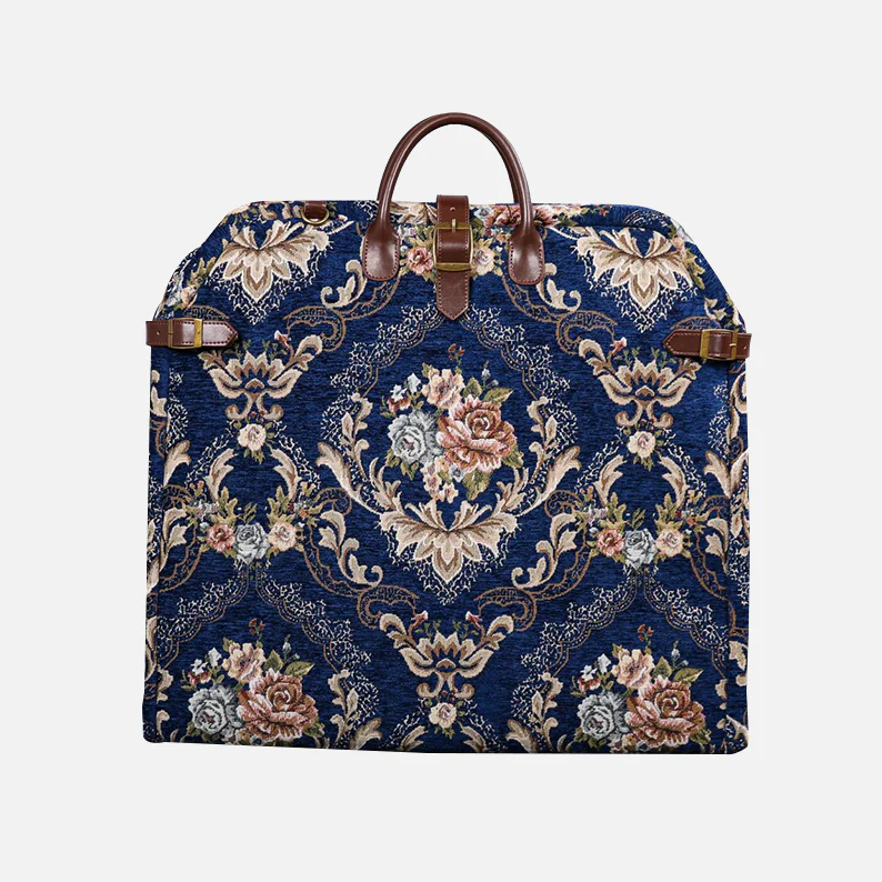 Floral Blue Carpet Garment Bag - Image 3