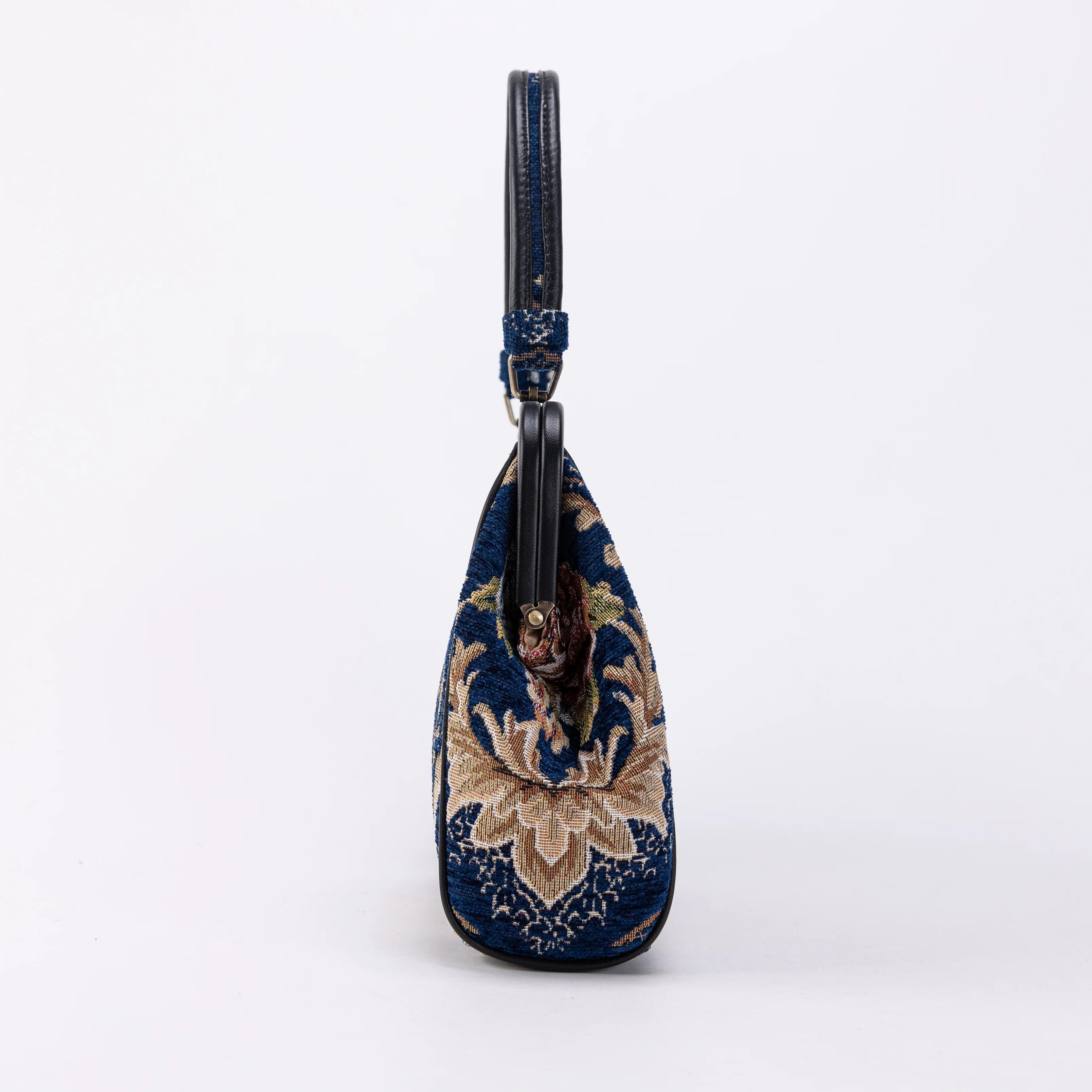 Floral Blue Alma Satchel - Image 4