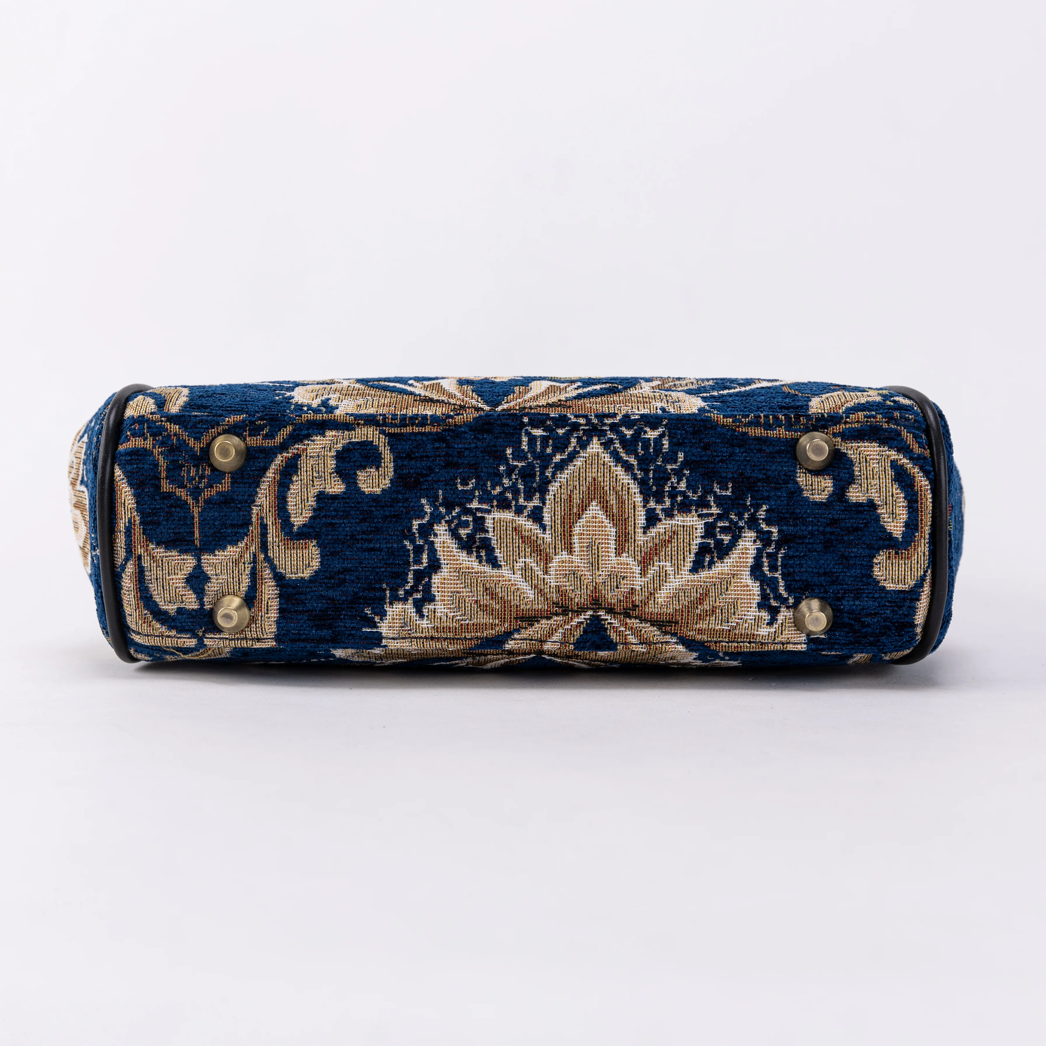 Floral Blue Alma Satchel - Image 5