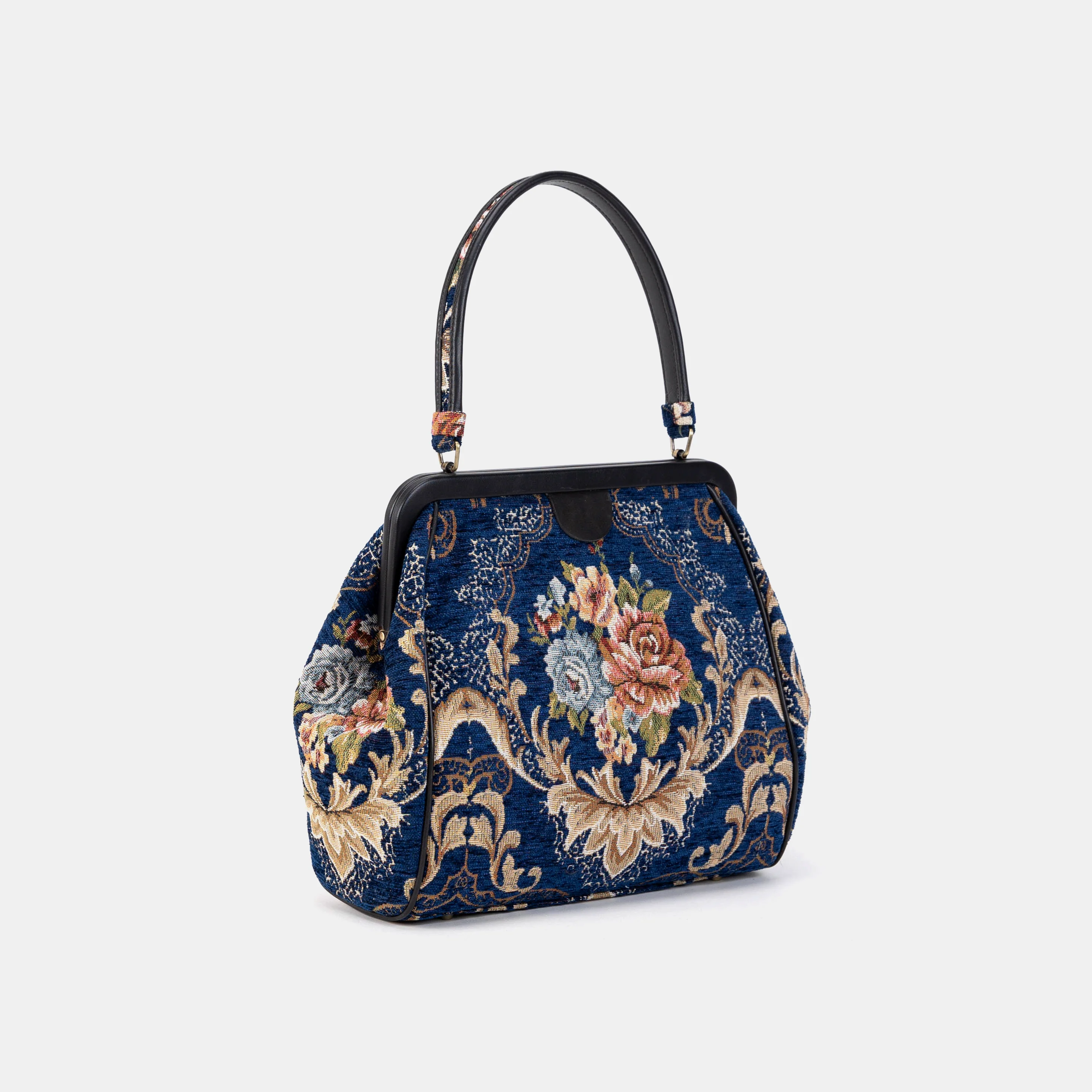 Floral Blue Alma Shoulder Bag - Image 3