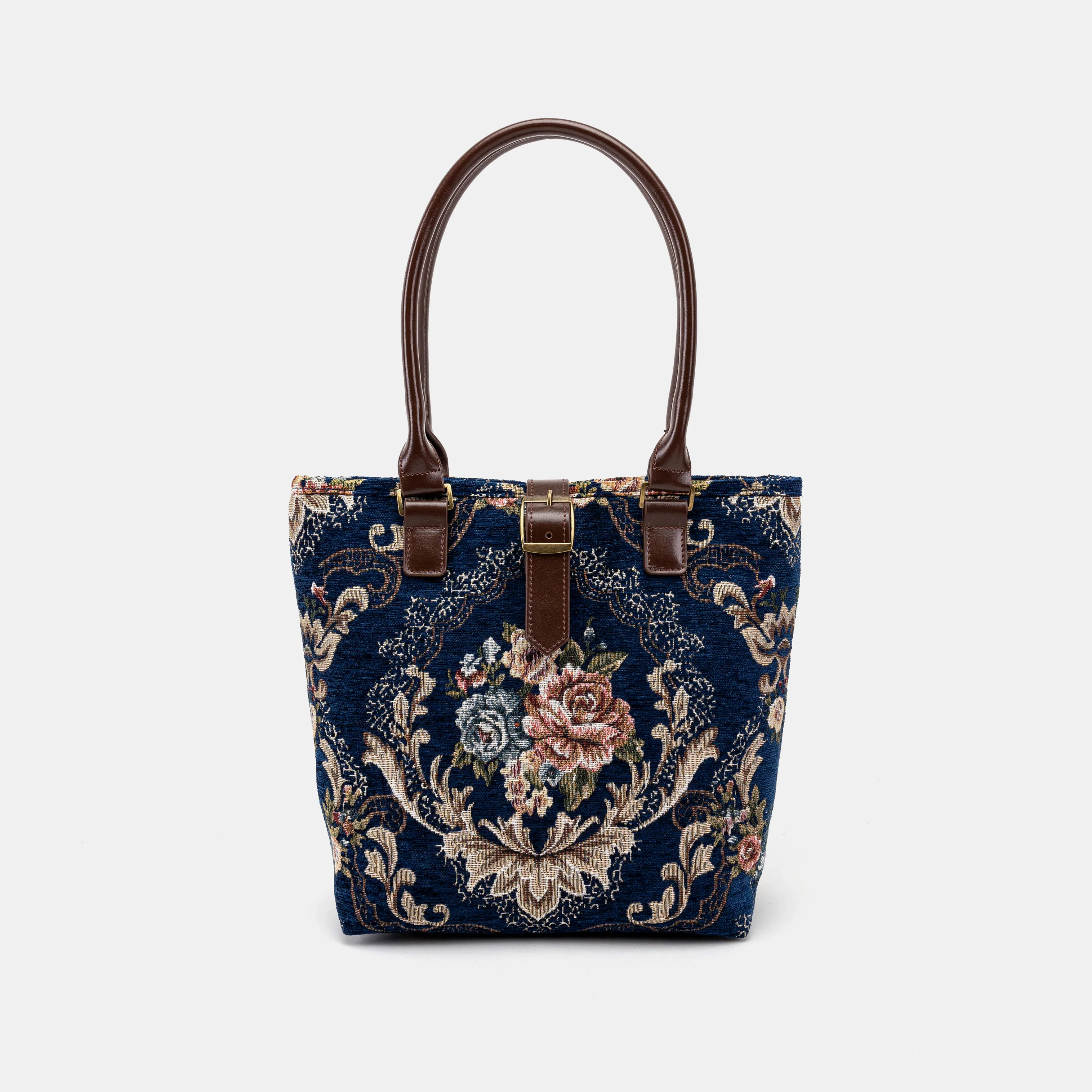 Floral Blue Everyday Tote