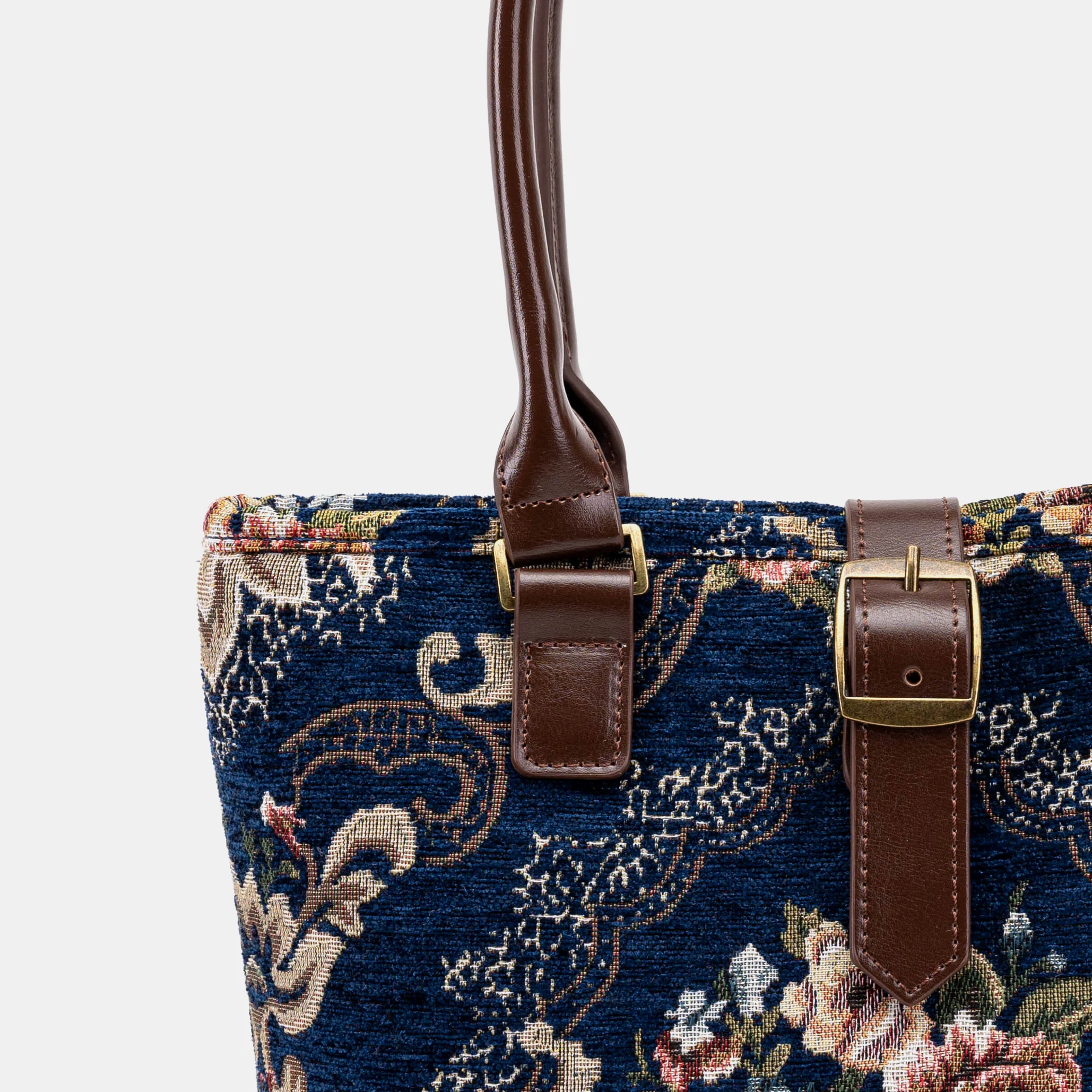 Floral Blue Everyday Tote - Image 3