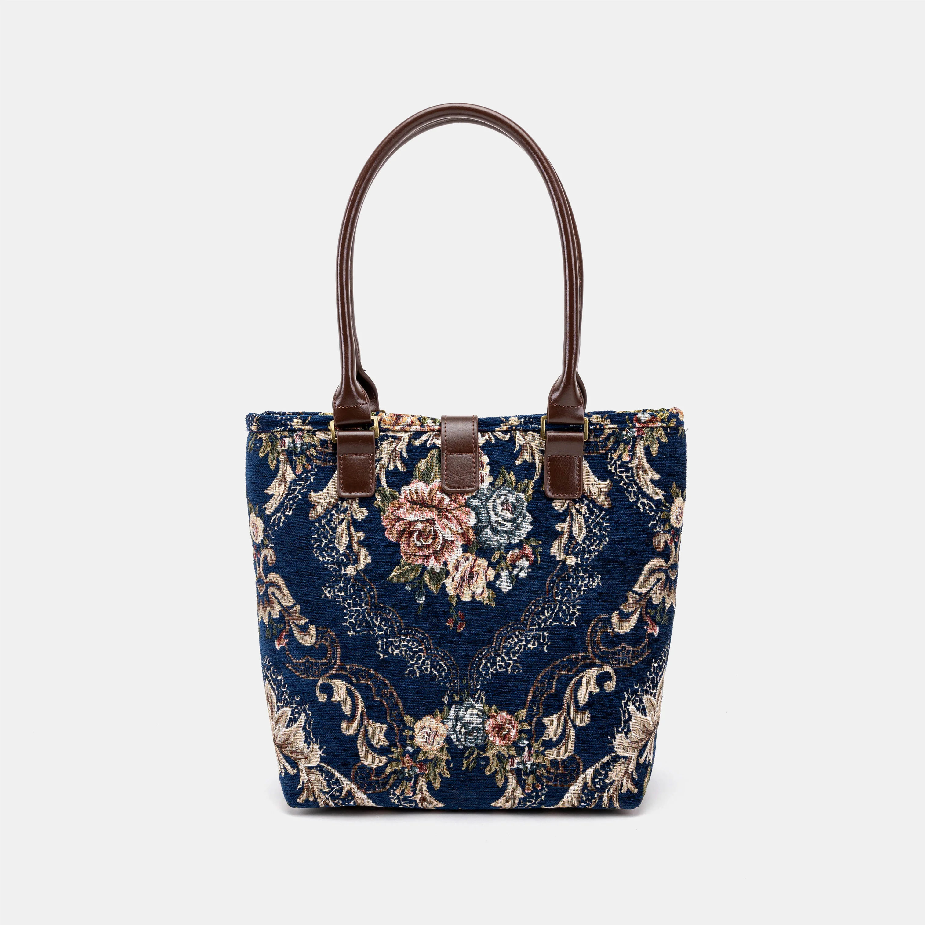 Floral Blue Everyday Tote - Image 4
