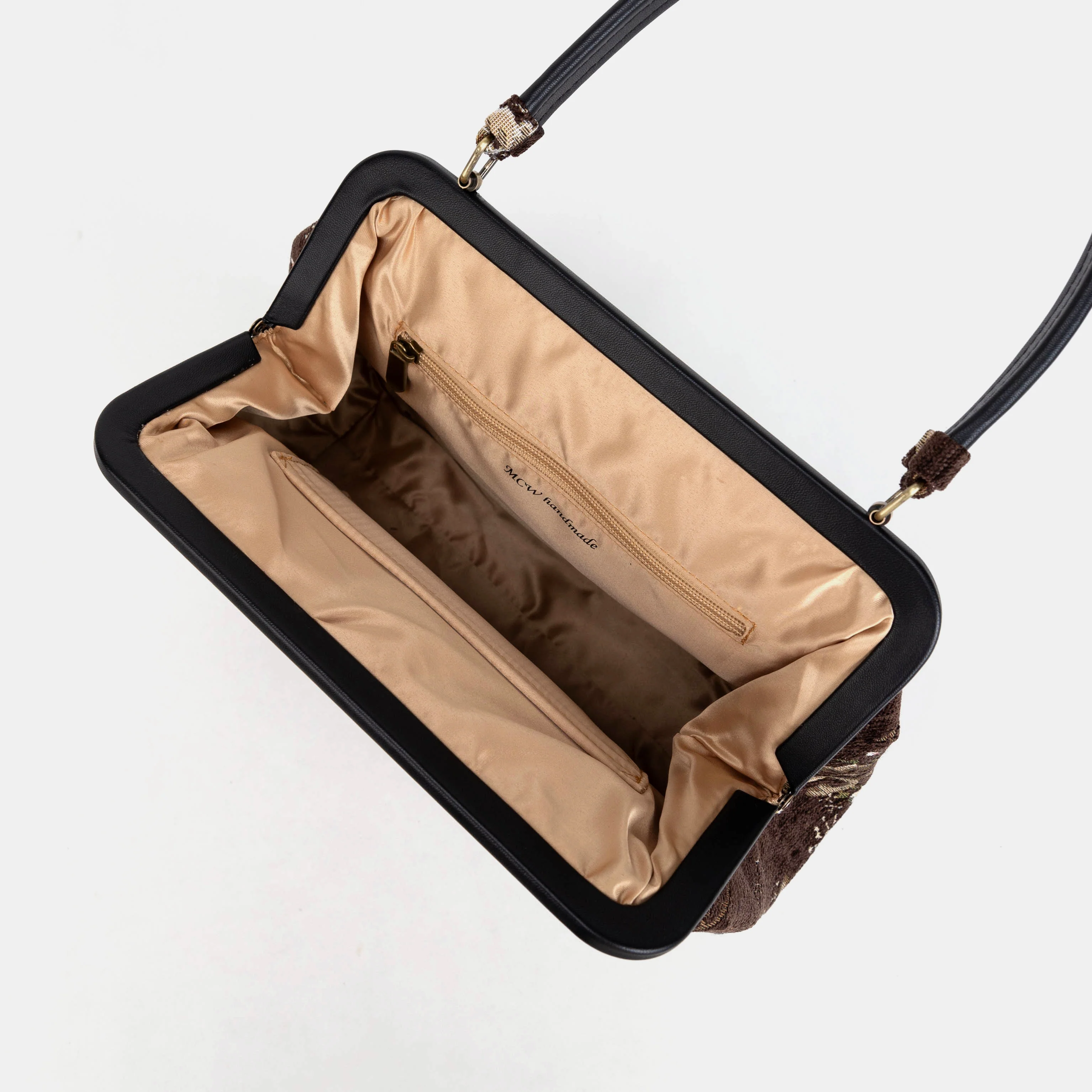 Floral Brown Alma Shoulder Bag - Image 2