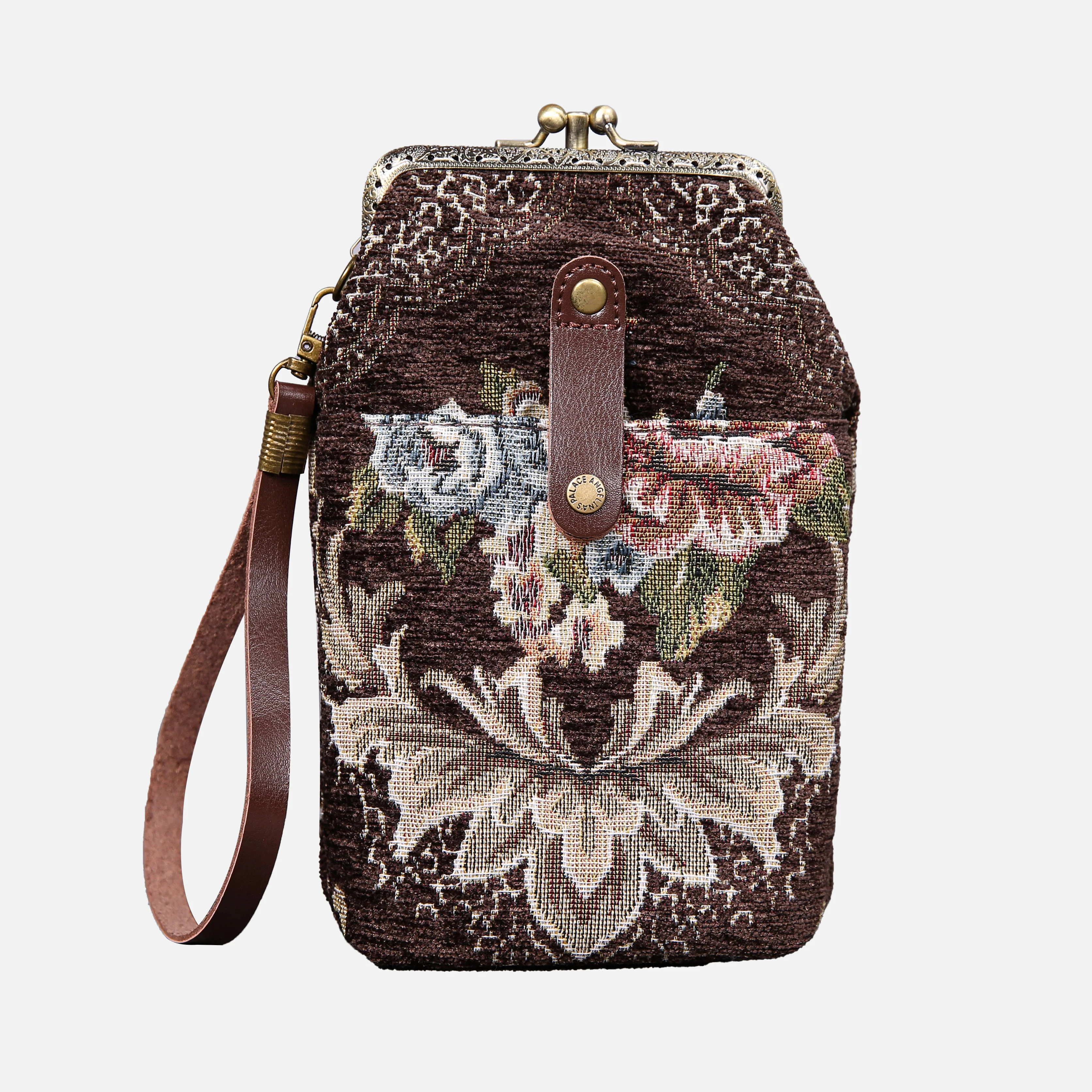 Floral Brown Carpet Phone Case - Image 2