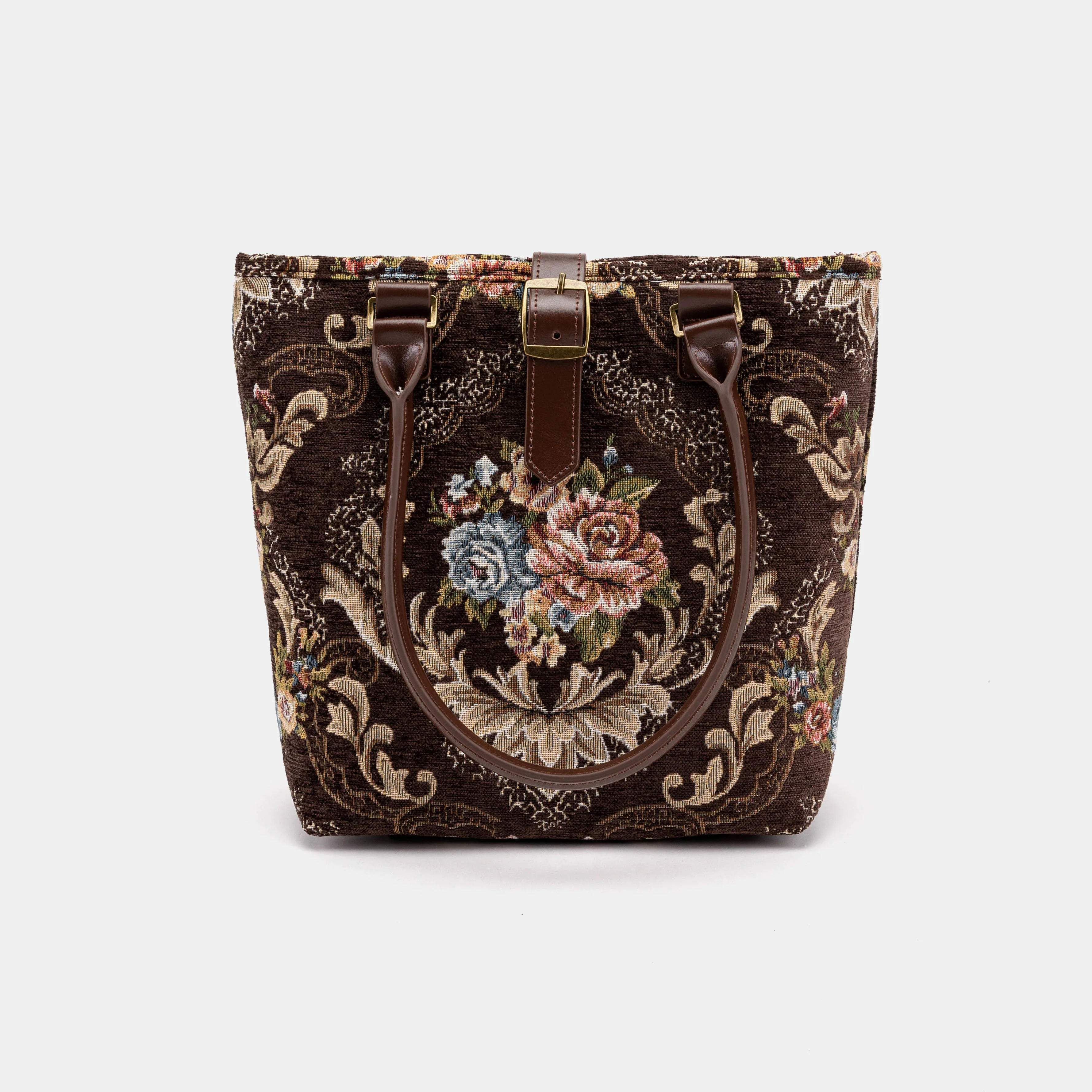 Floral Brown Everyday Tote - Image 6