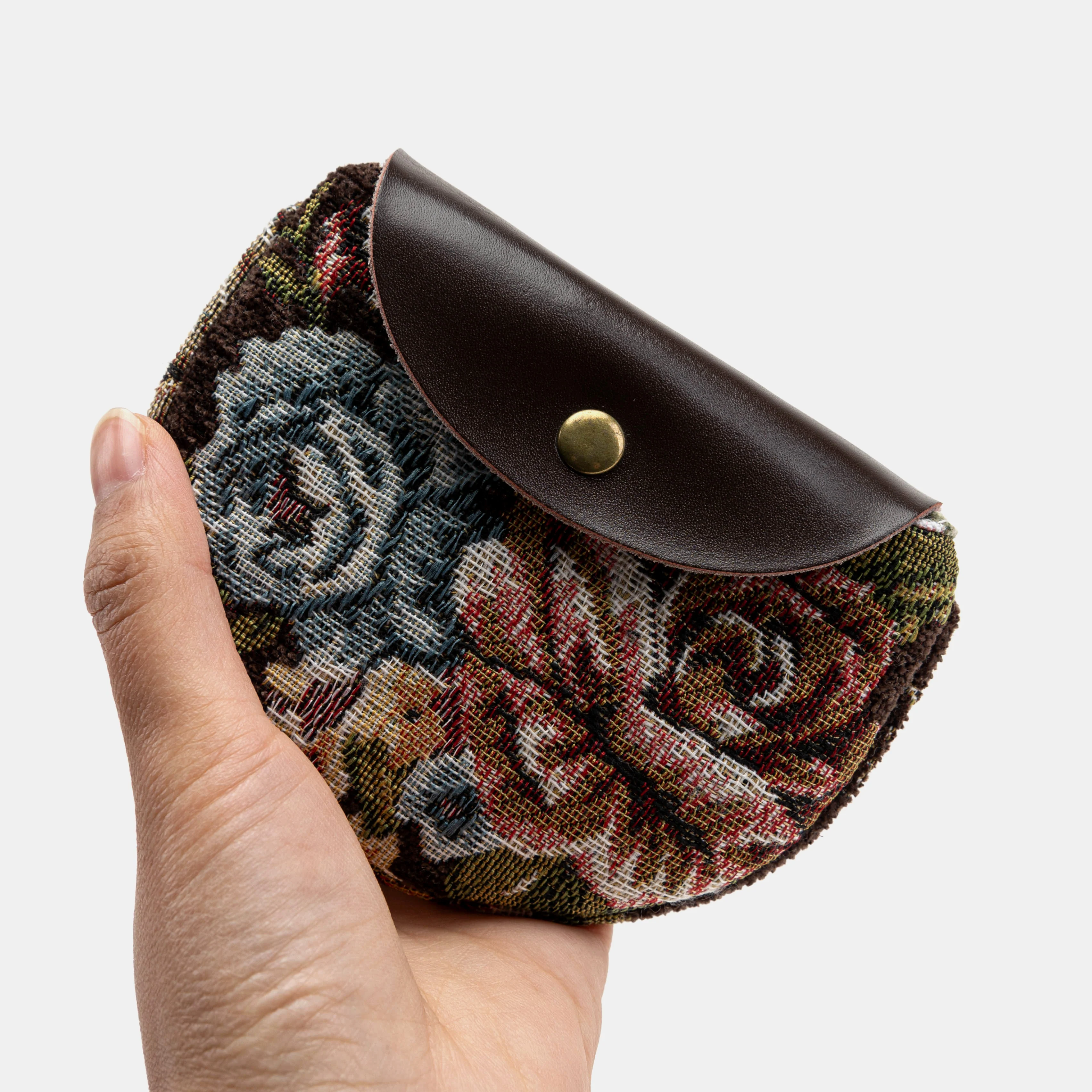 Floral Brown Rosary Bag - Image 5