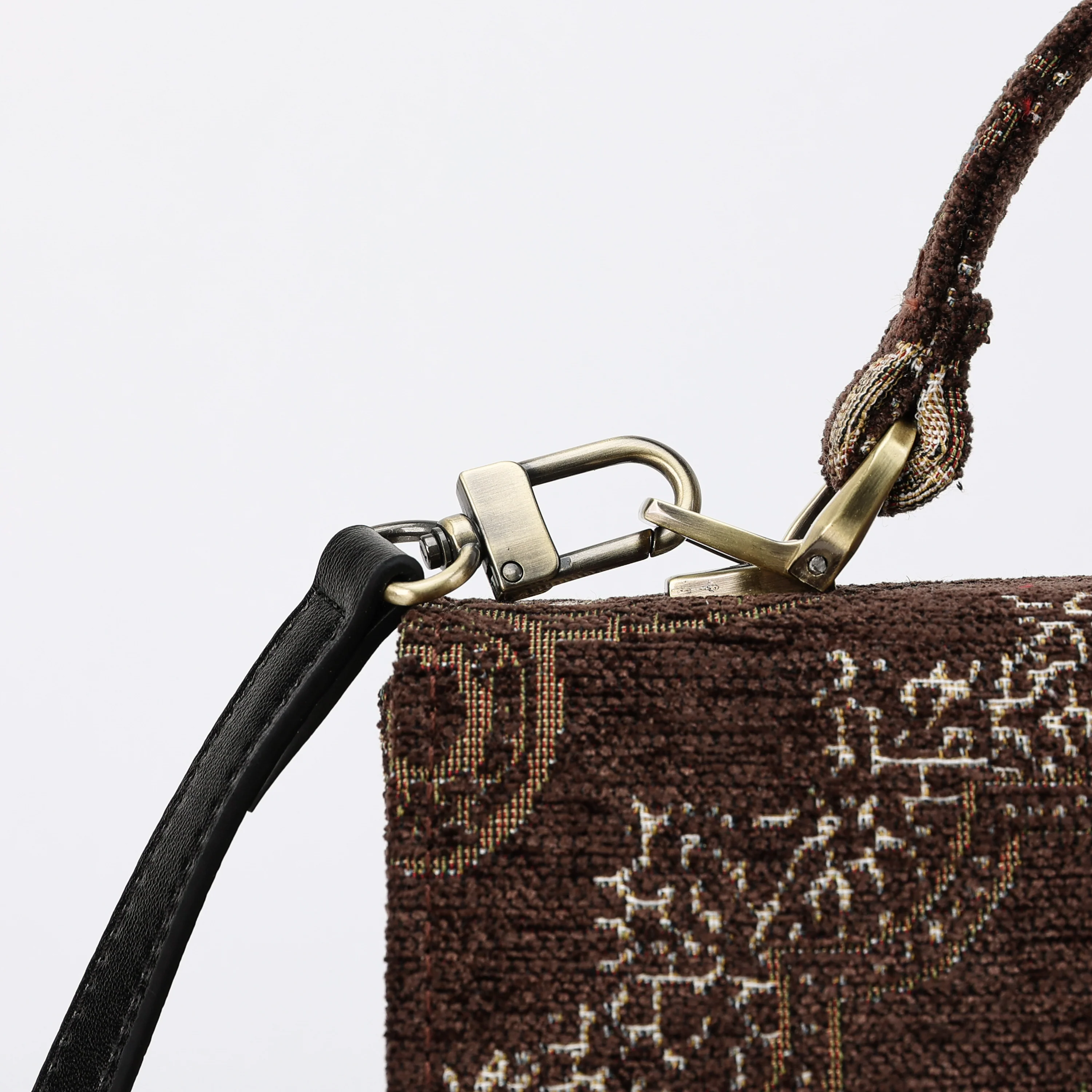 Floral Coffee Flap Satchel - Image 7