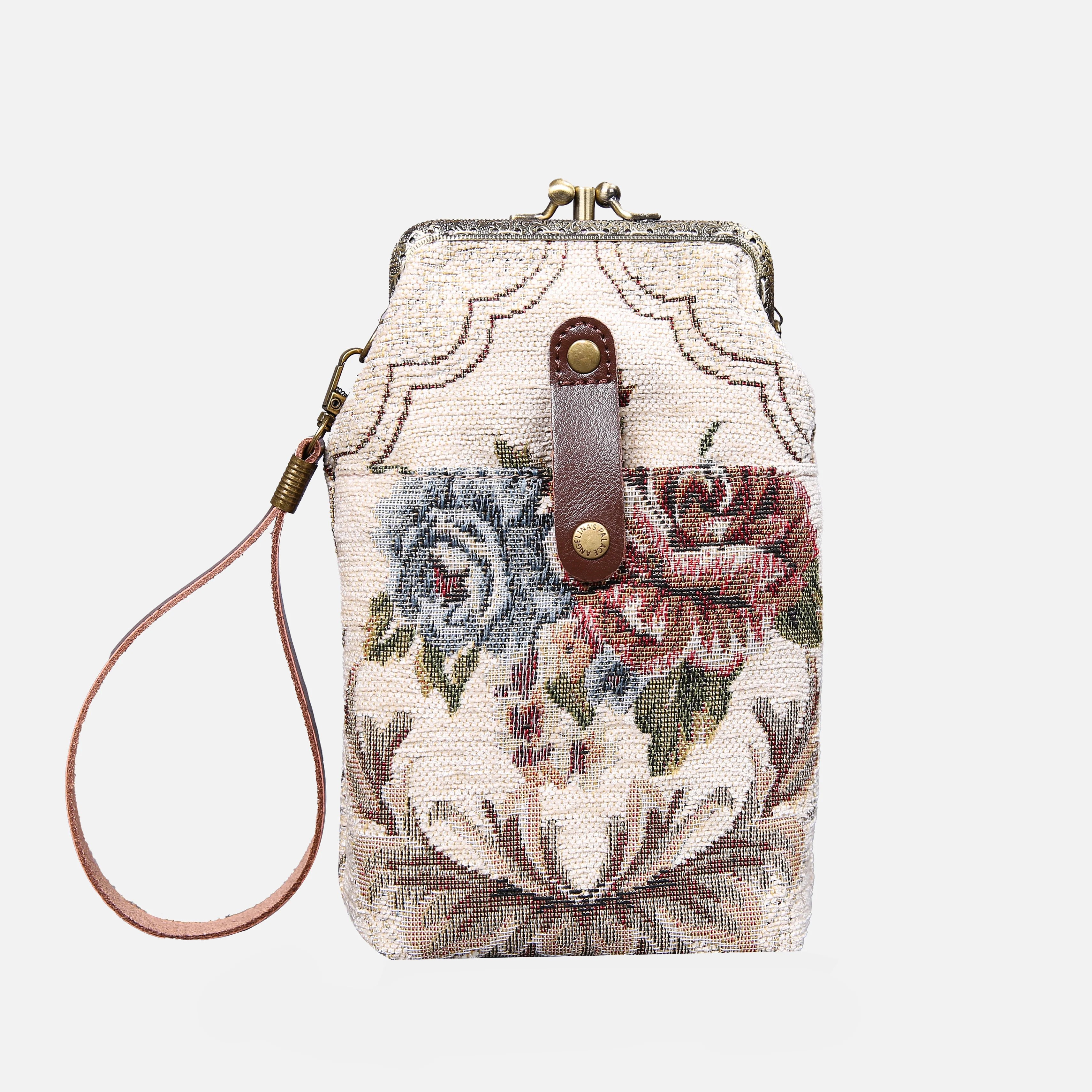 Floral Cream Carpet Phone Case - Image 2