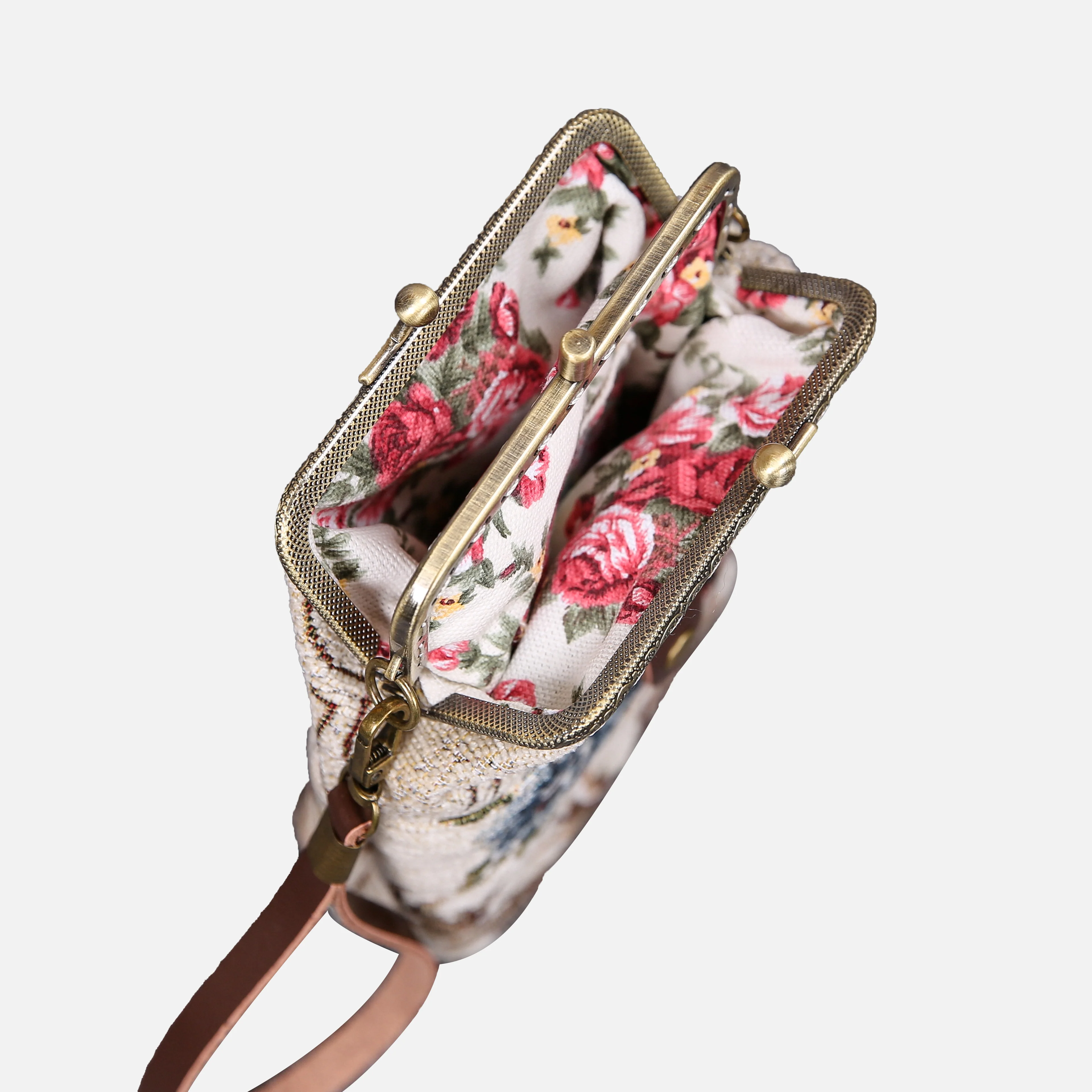 Floral Cream Carpet Phone Case - Image 6