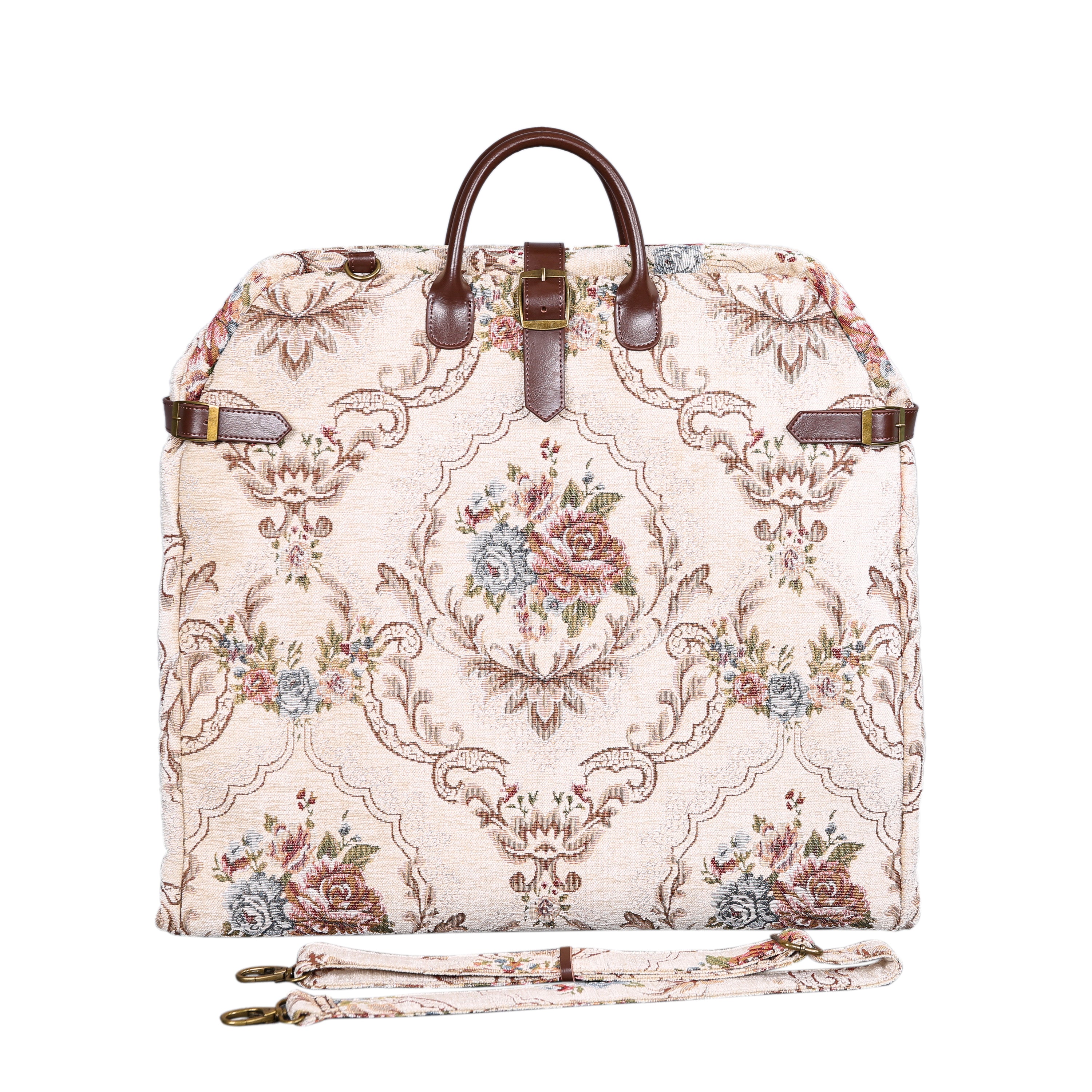 Floral Cream Carpet Garment Bag
