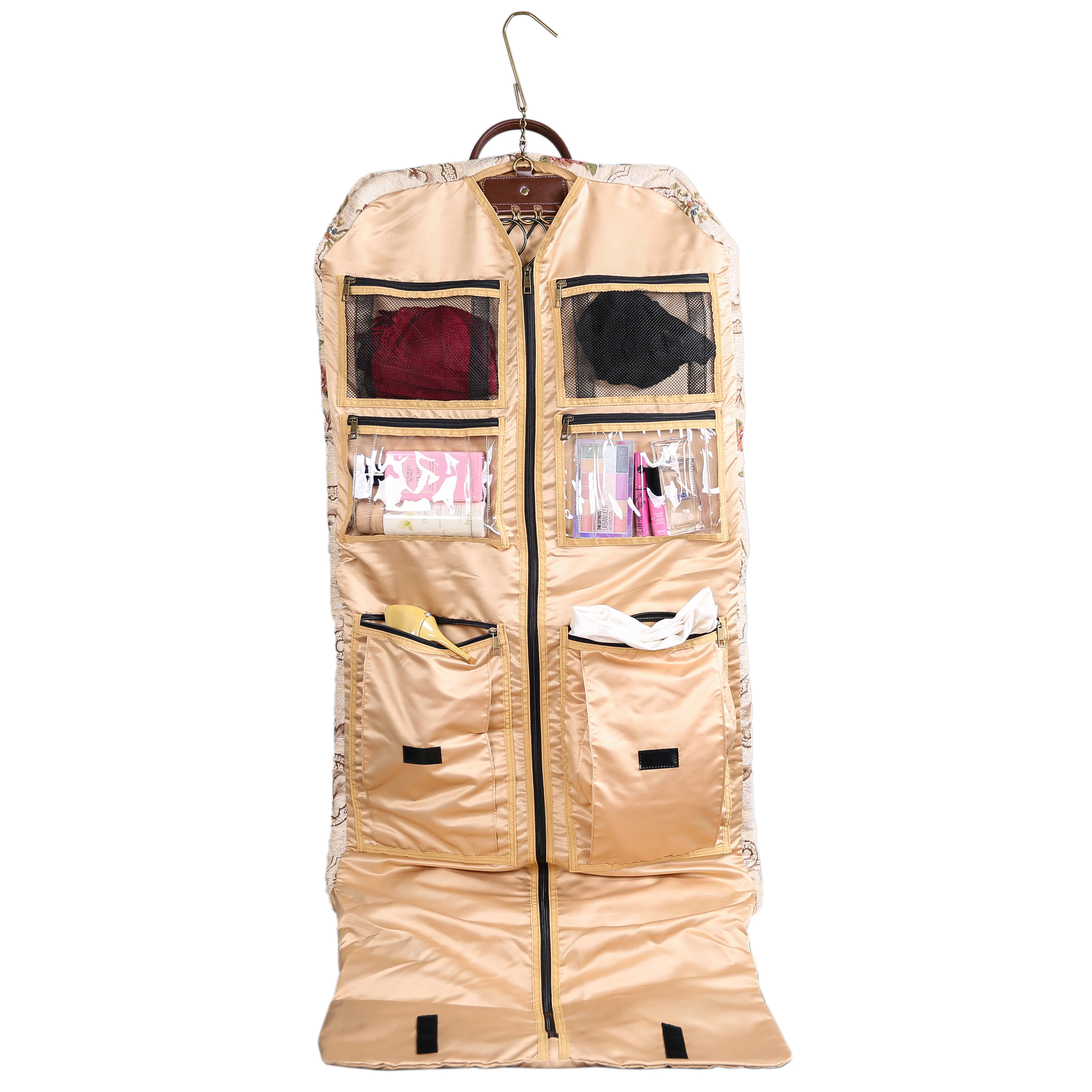 Floral Cream Carpet Garment Bag - Image 2