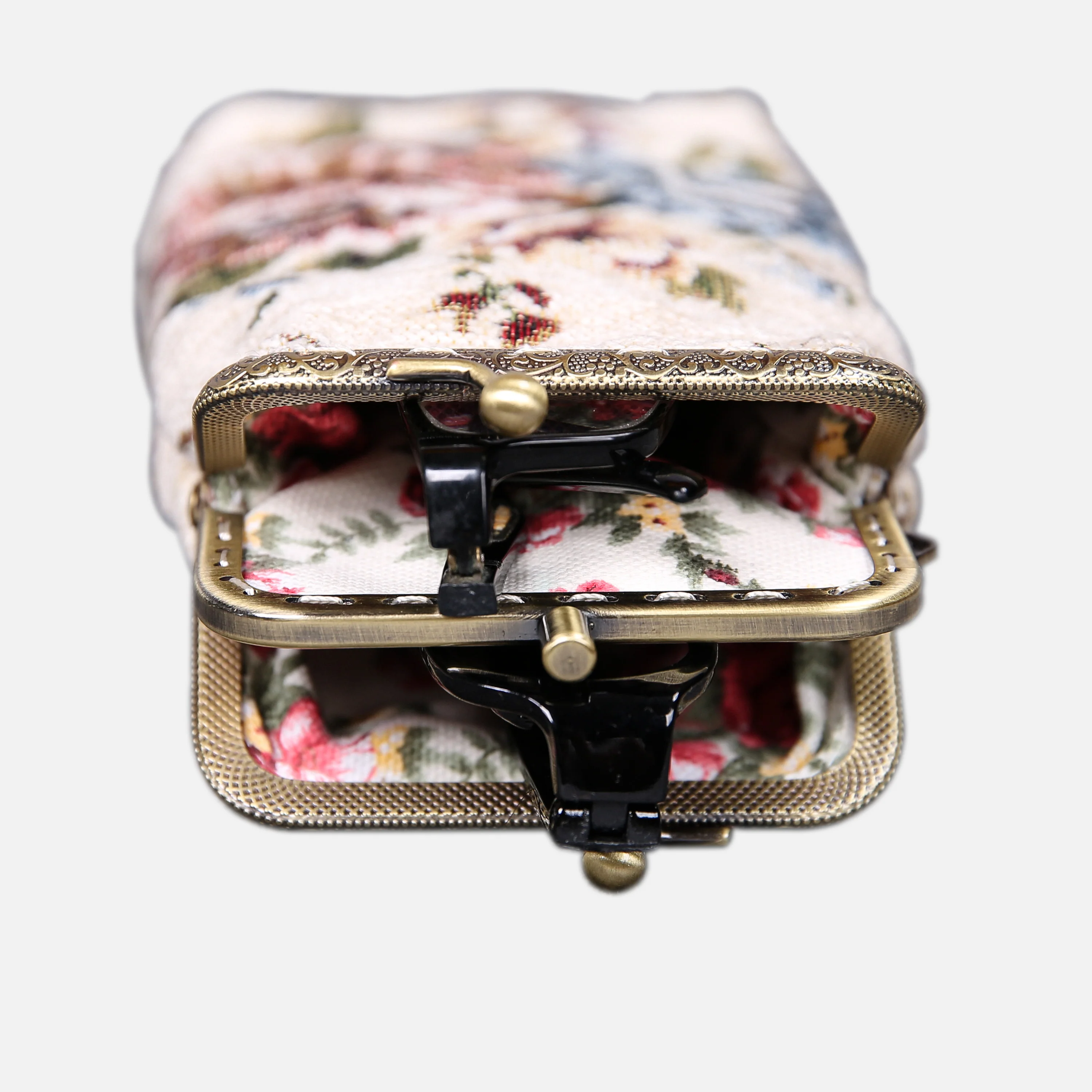 Floral Cream Carpet Eyeglasses Case - Image 5