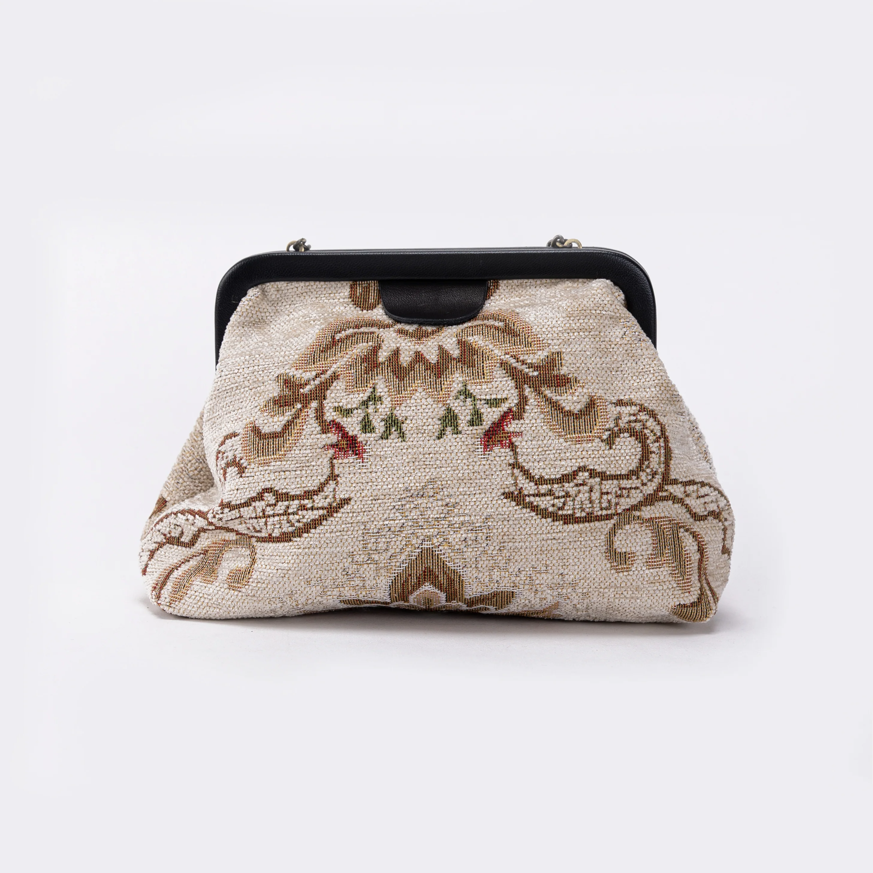 Floral Cream Alma Clutch - Image 4
