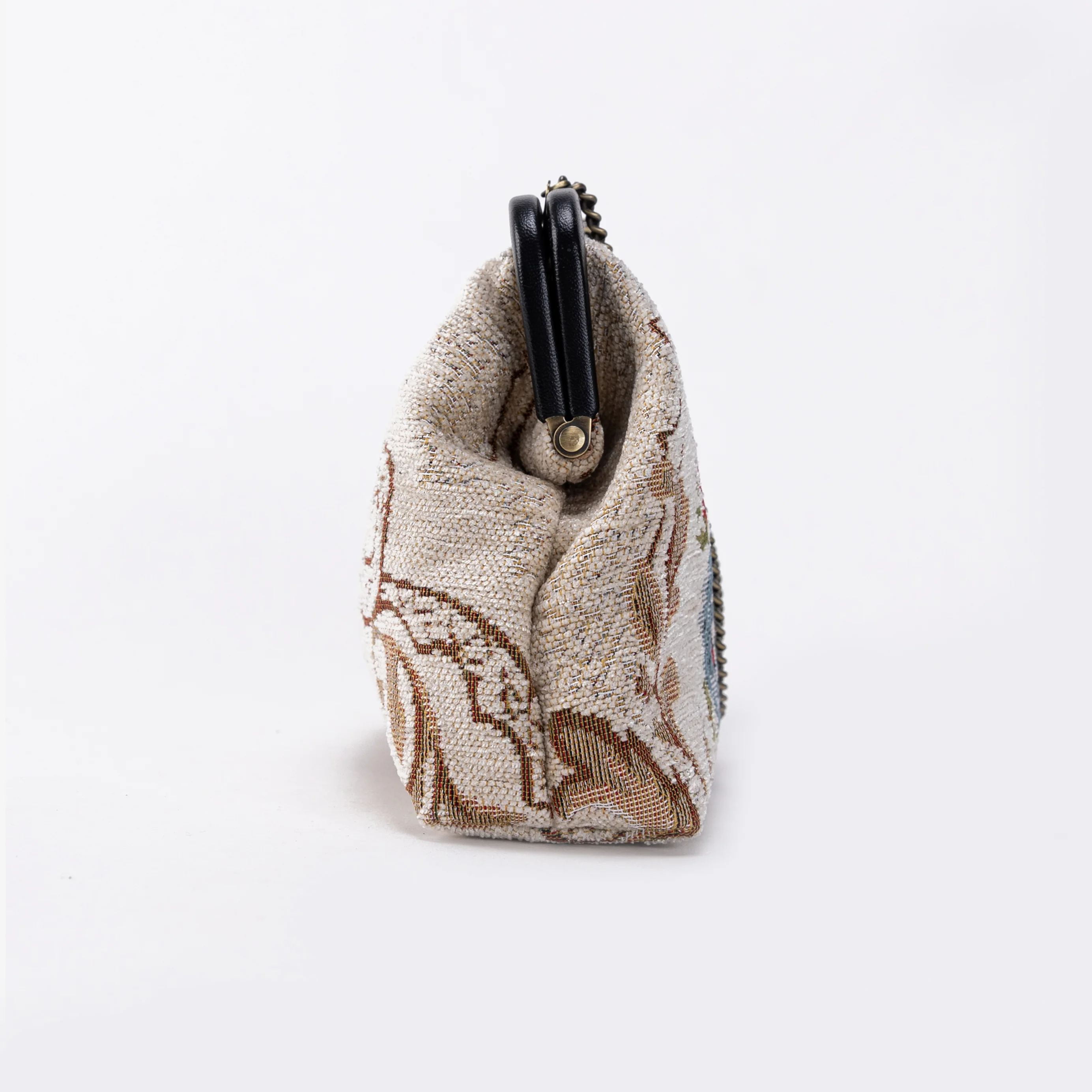 Floral Cream Alma Clutch - Image 5