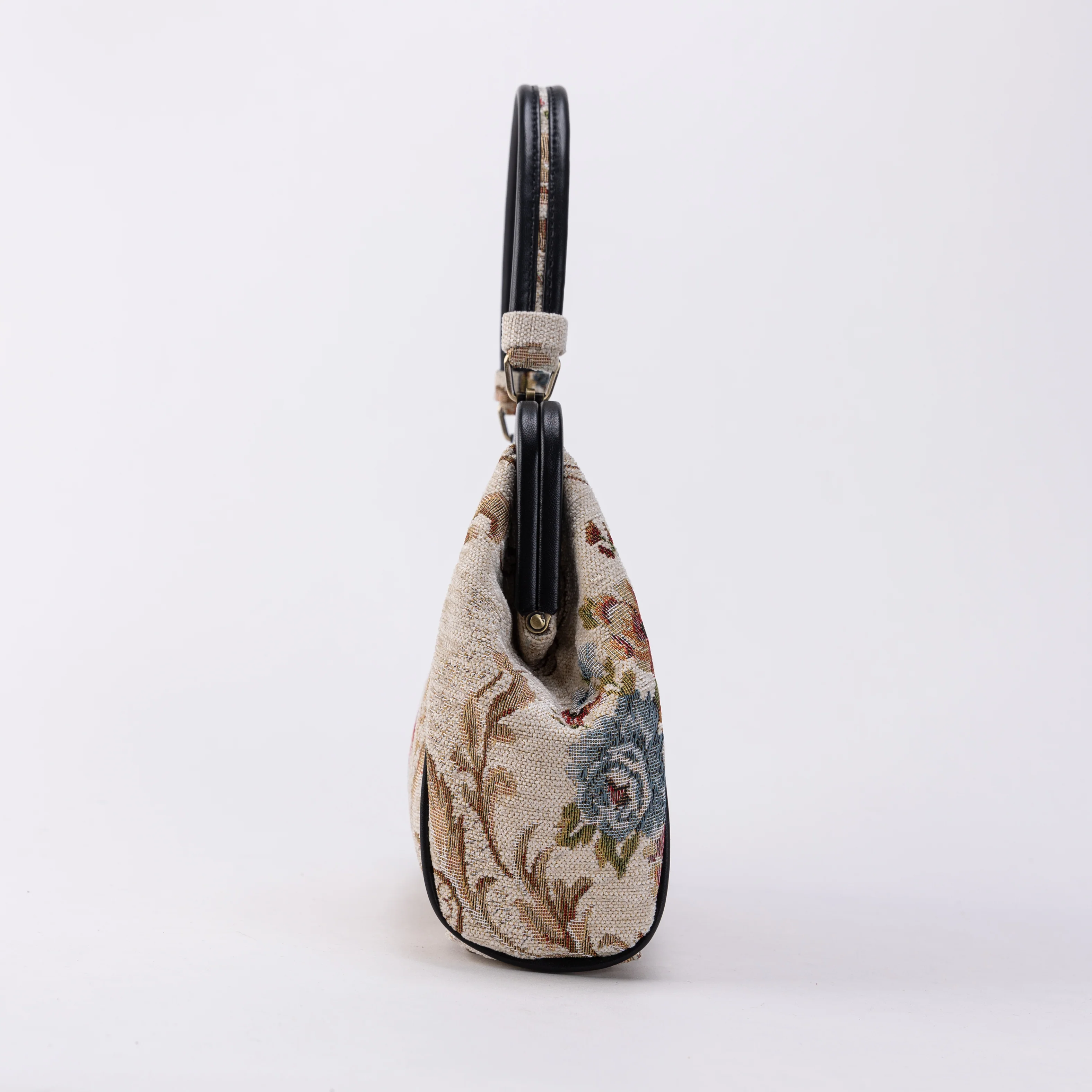 Floral Cream Alma Satchel - Image 4