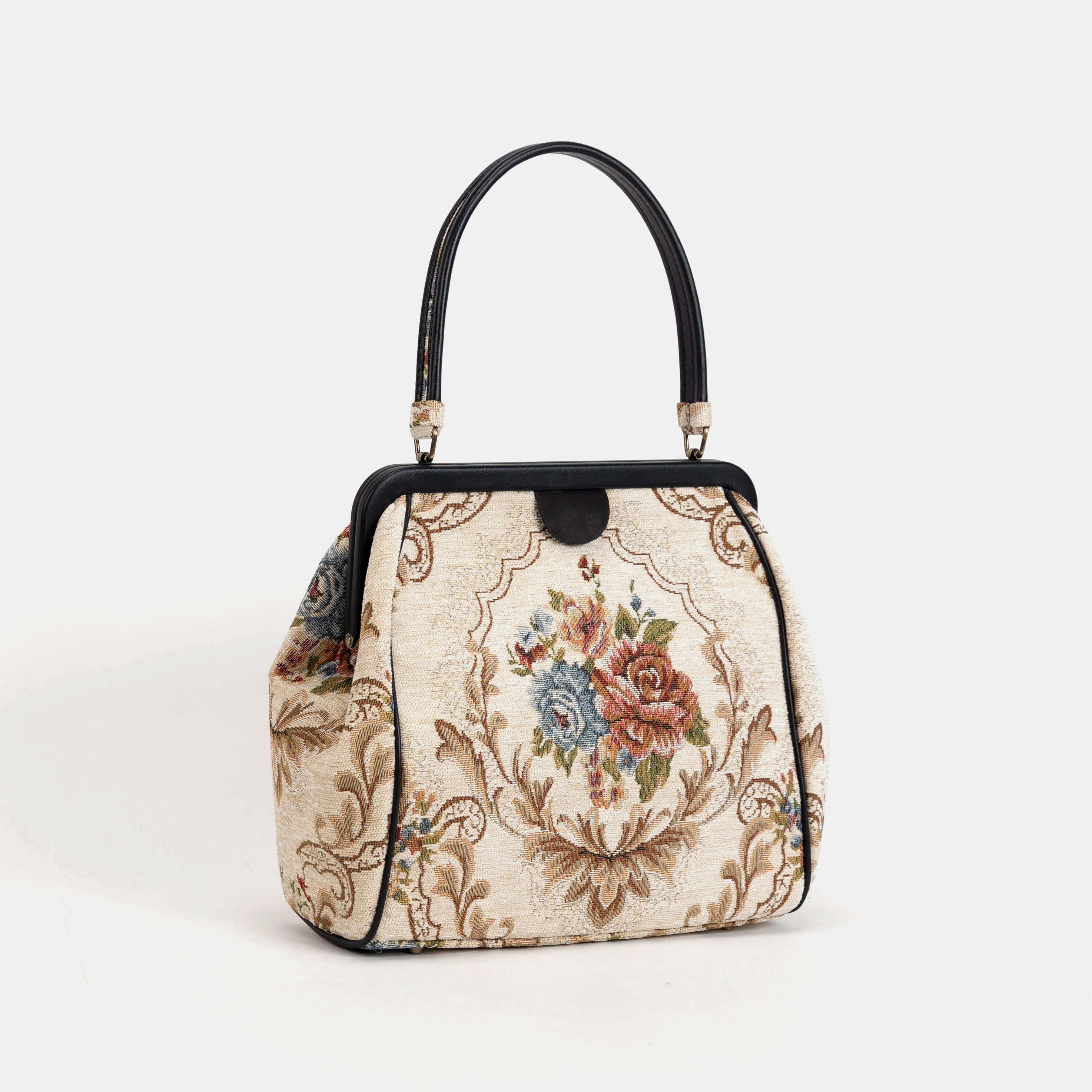Floral Cream Alma Shoulder Bag - Image 3