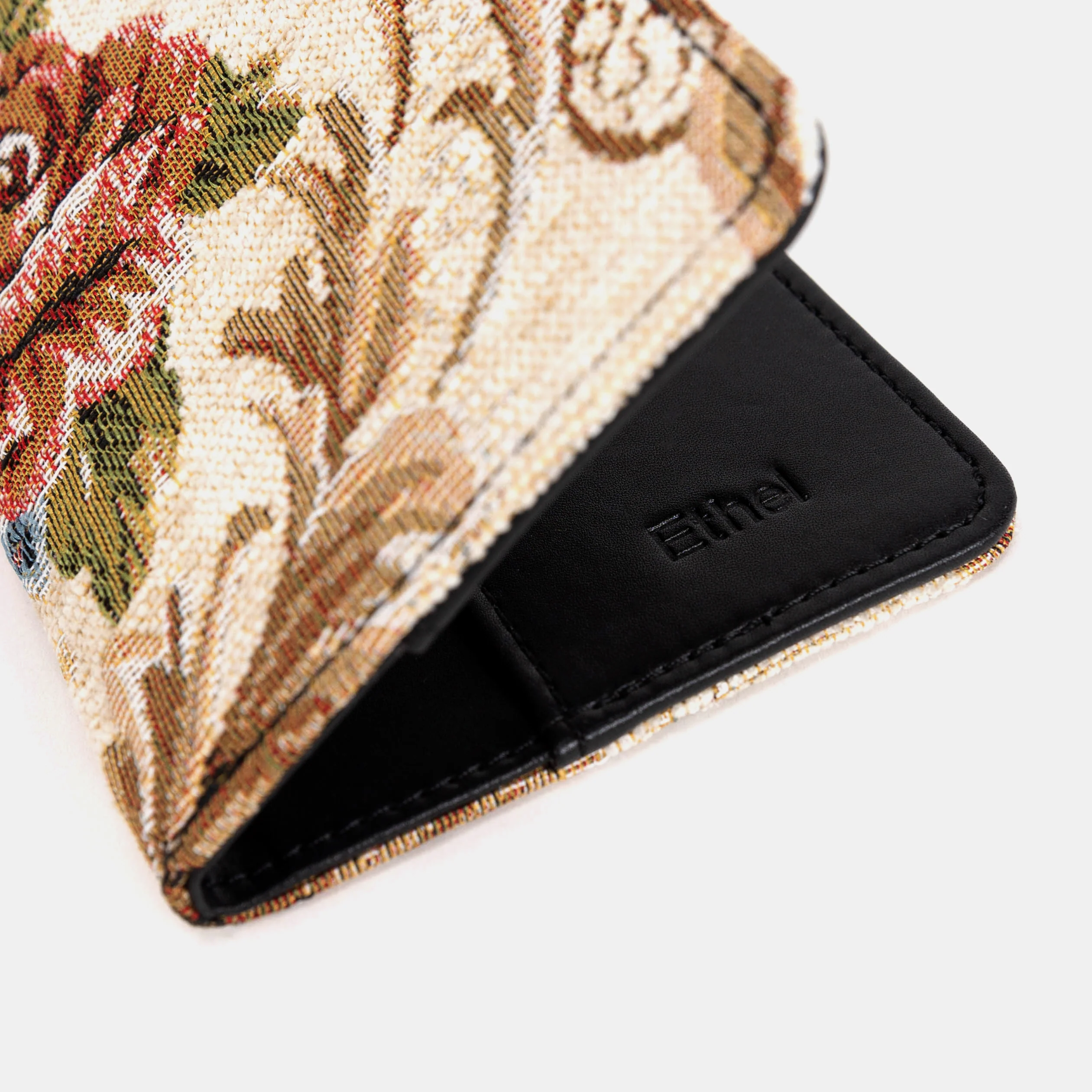 Floral Cream Checkbook Cover - Image 4