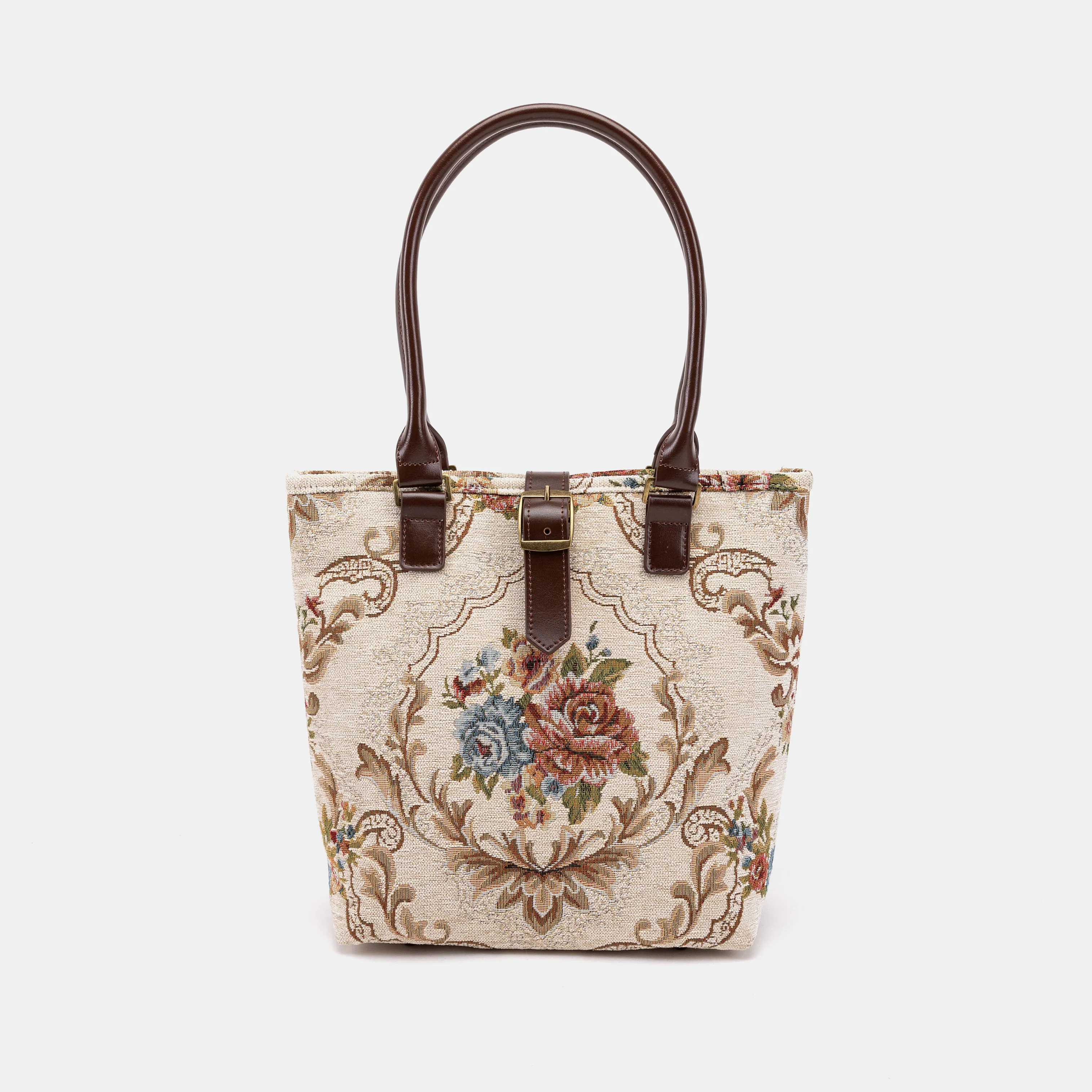 Floral Cream Everyday Tote
