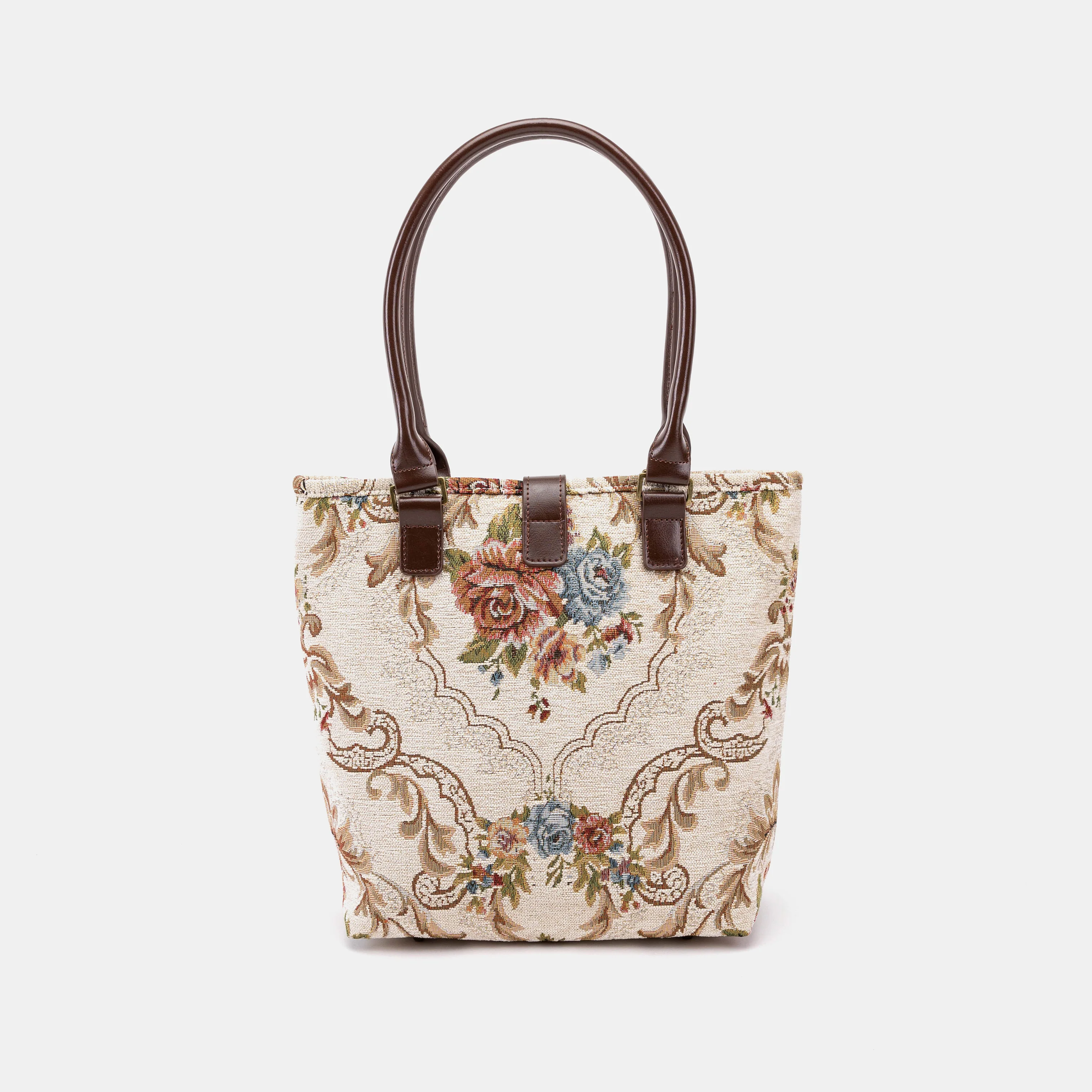 Floral Cream Everyday Tote - Image 4